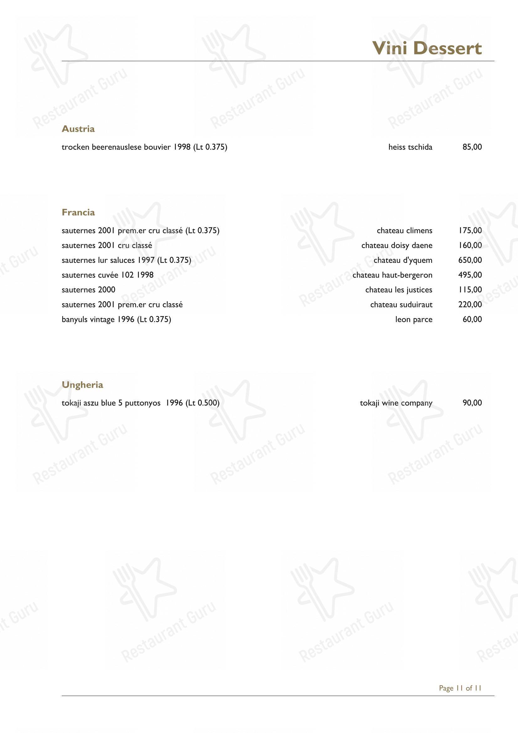 Menu di Suggerimenti Piacenza - Menu