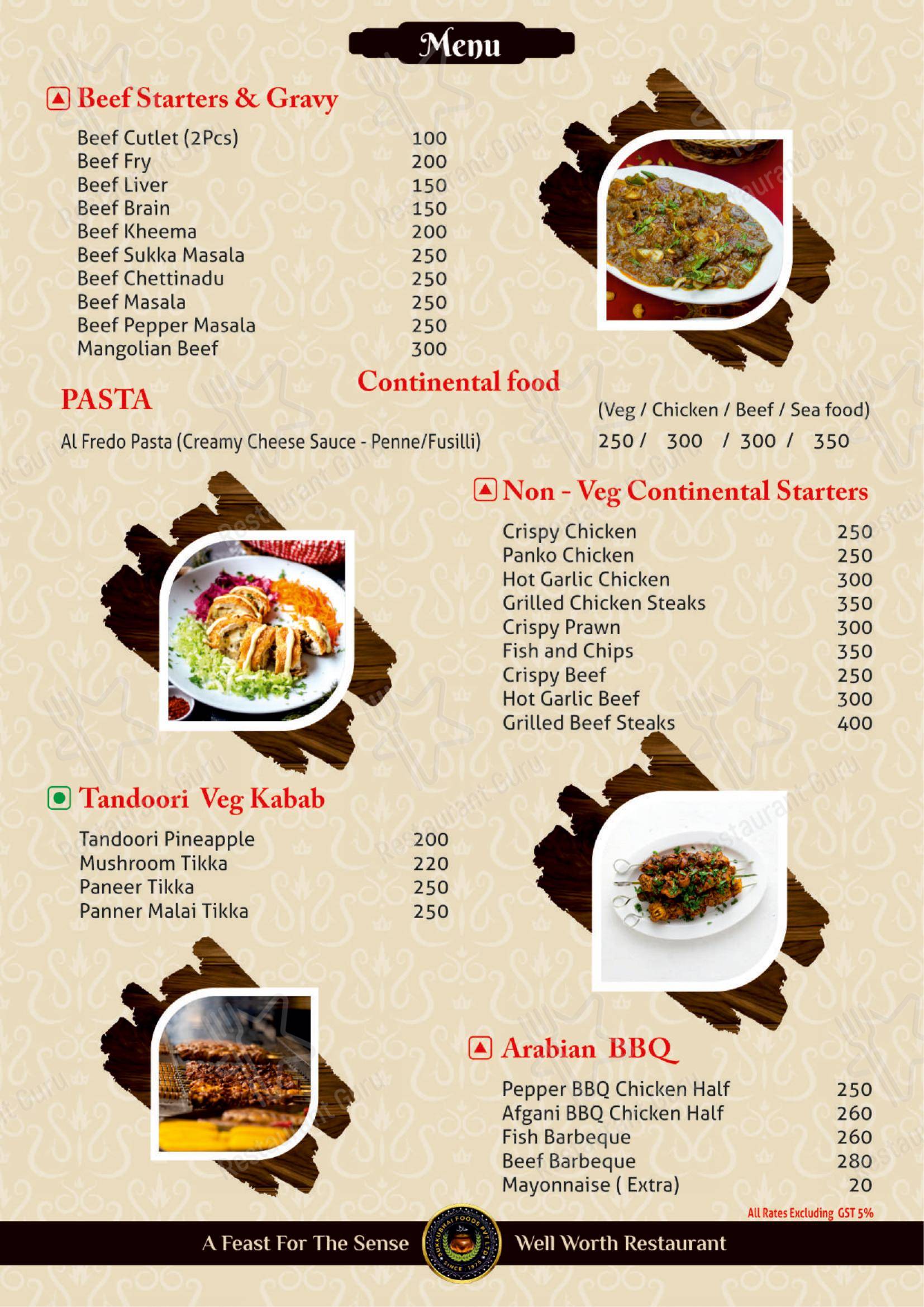 Sukkubhai Biryani Restaurant in Chennai - Menu