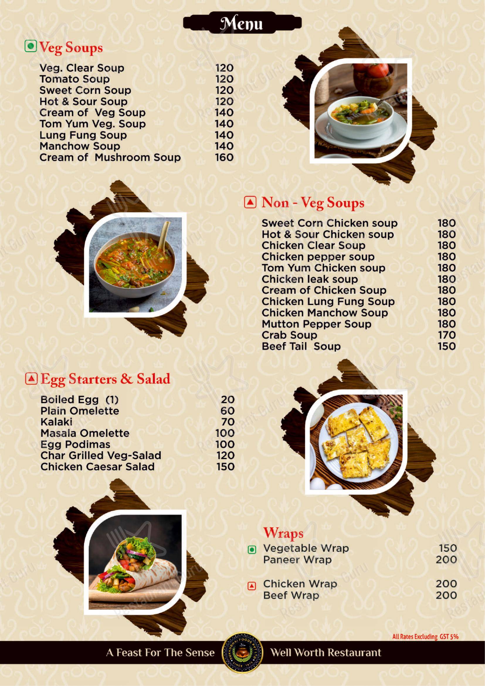 Menu for Sukkubhai Biryani Restaurant in Chennai
