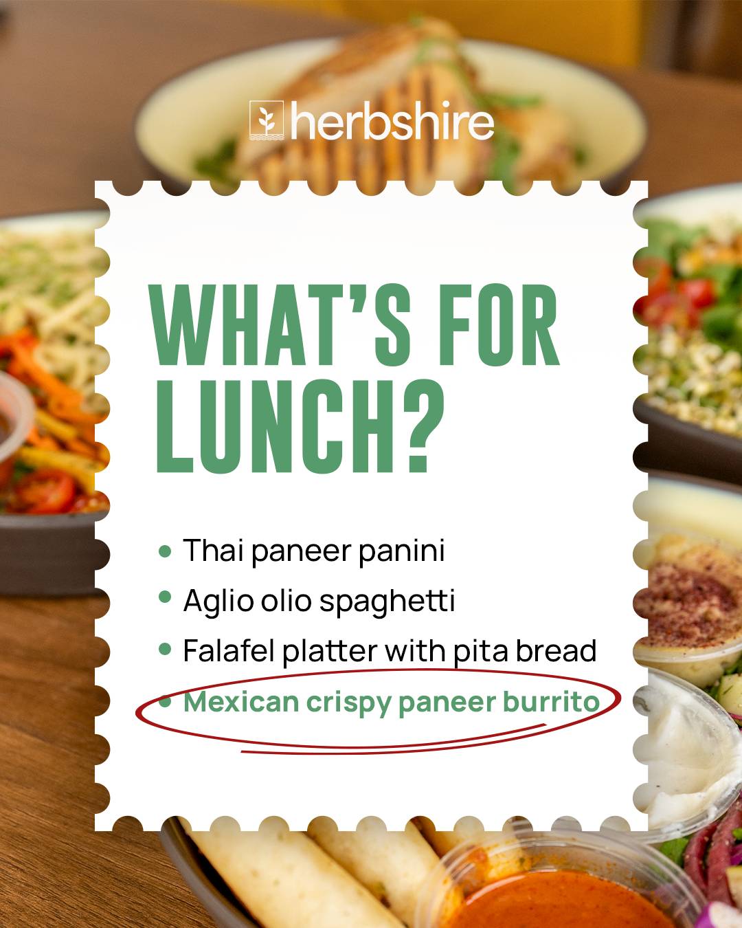 HerbShire menu