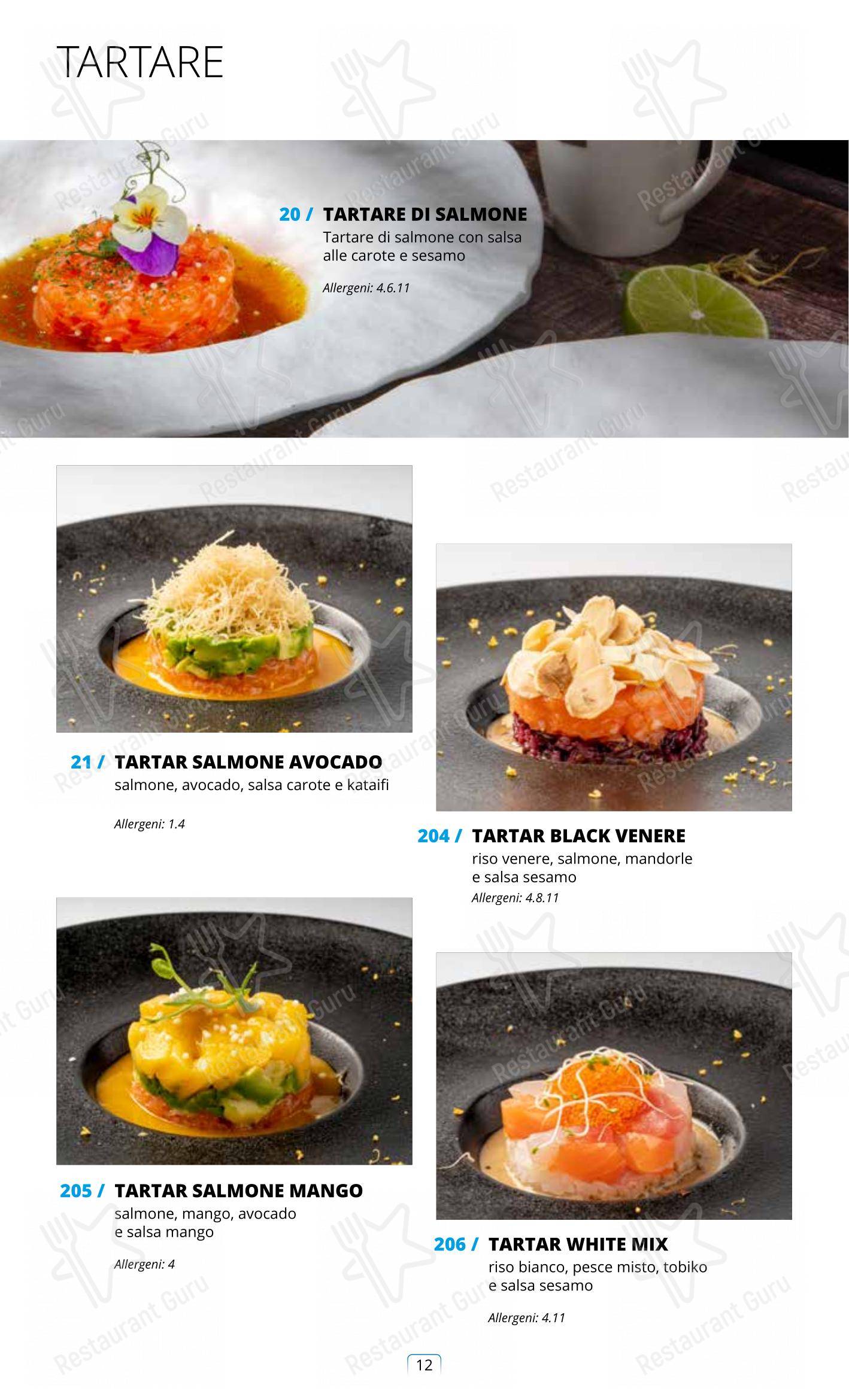 Menu di Sushi City Como - Lunch Menu