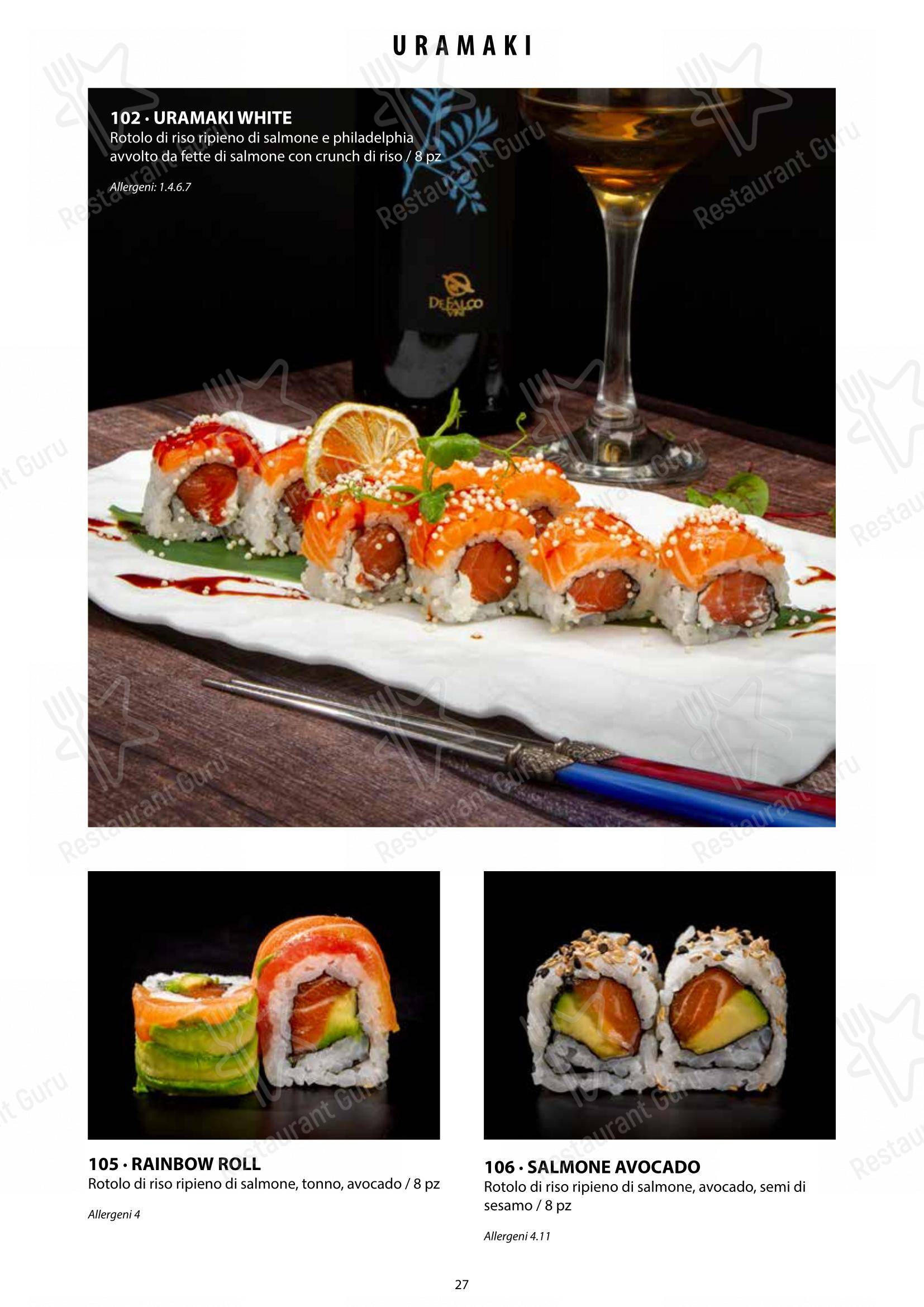 Sushi City Como in Como - Основное меню