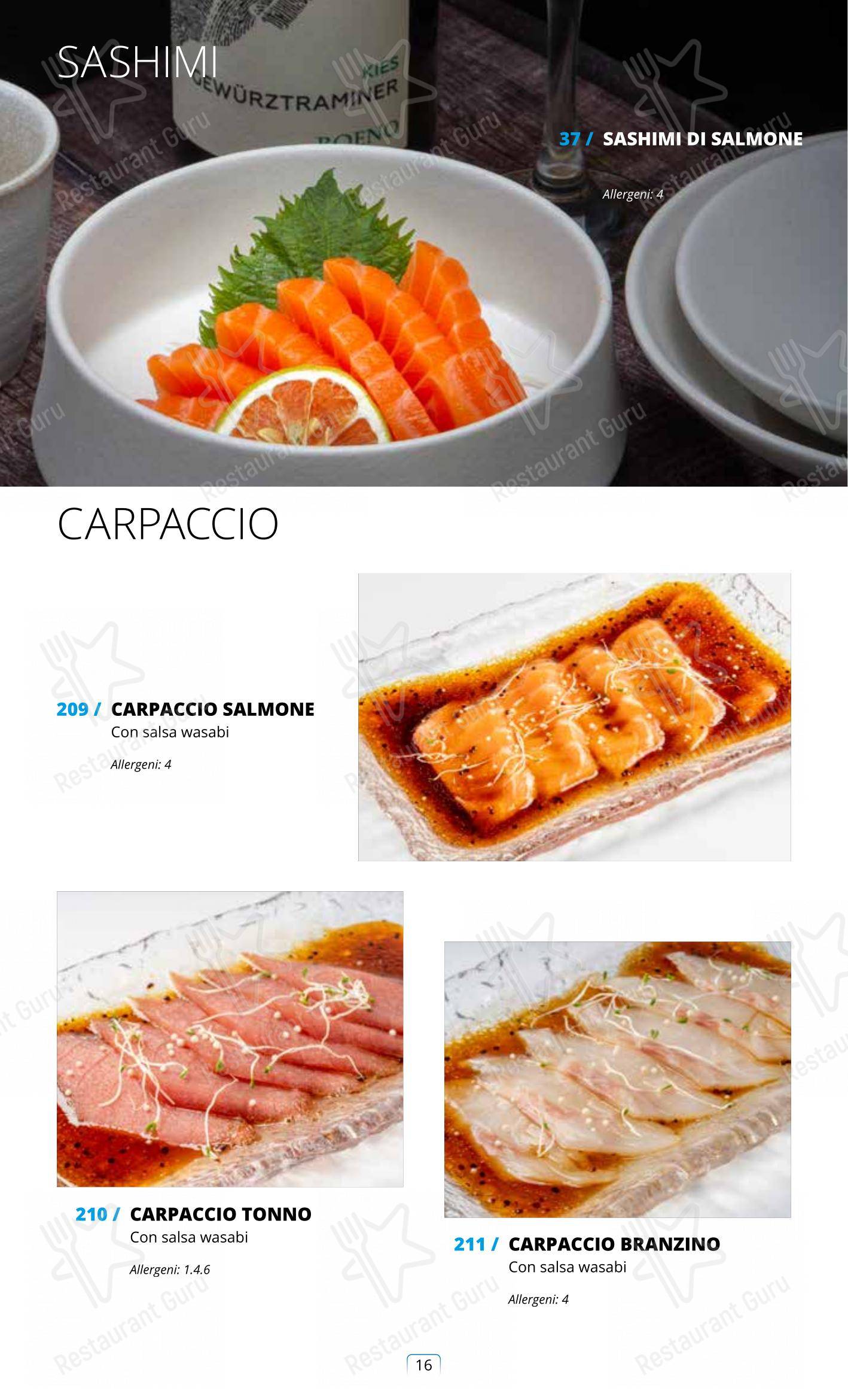 Sushi City Como in Como - Lunch Menu