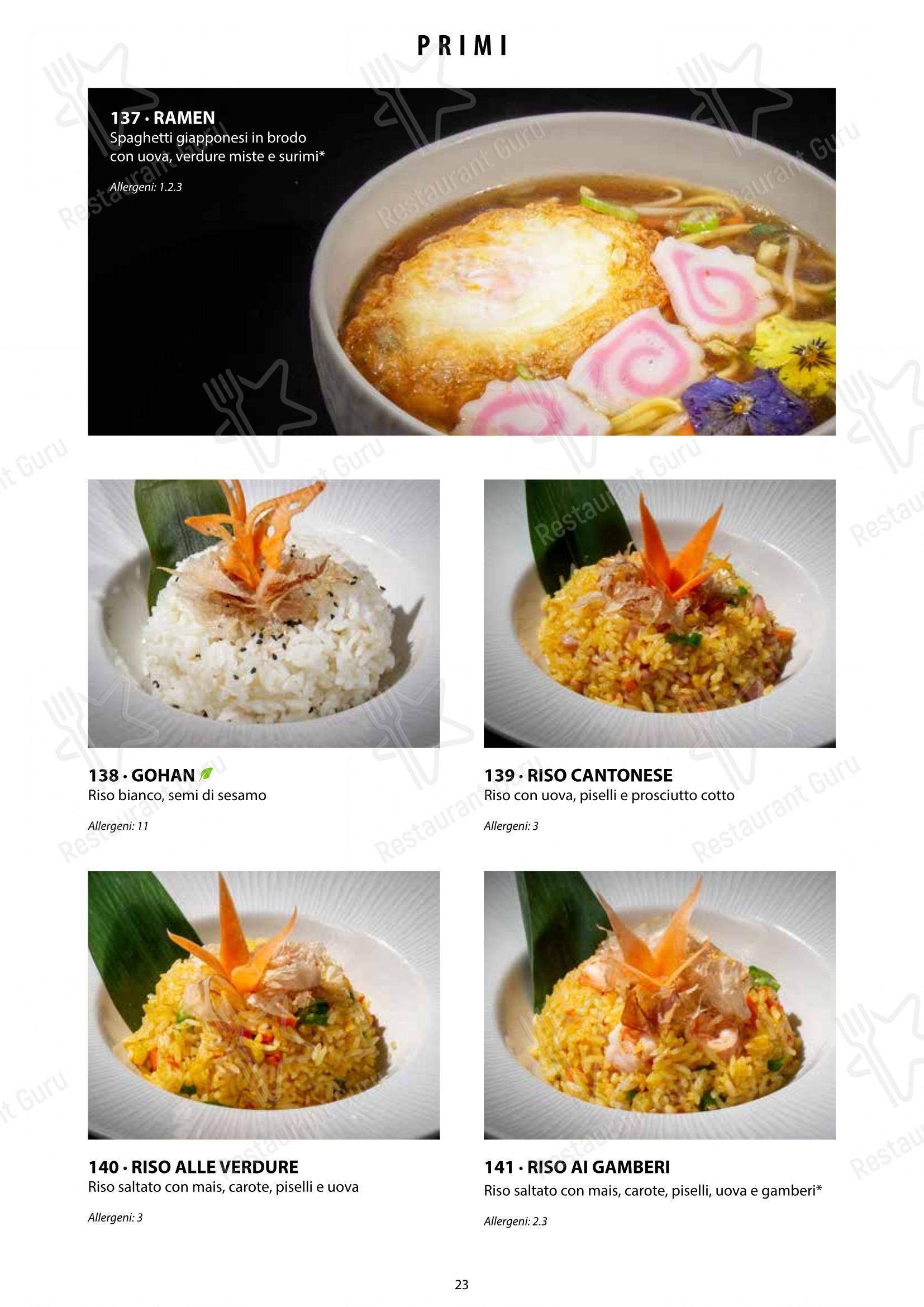 Sushi City Como in Como - Menu