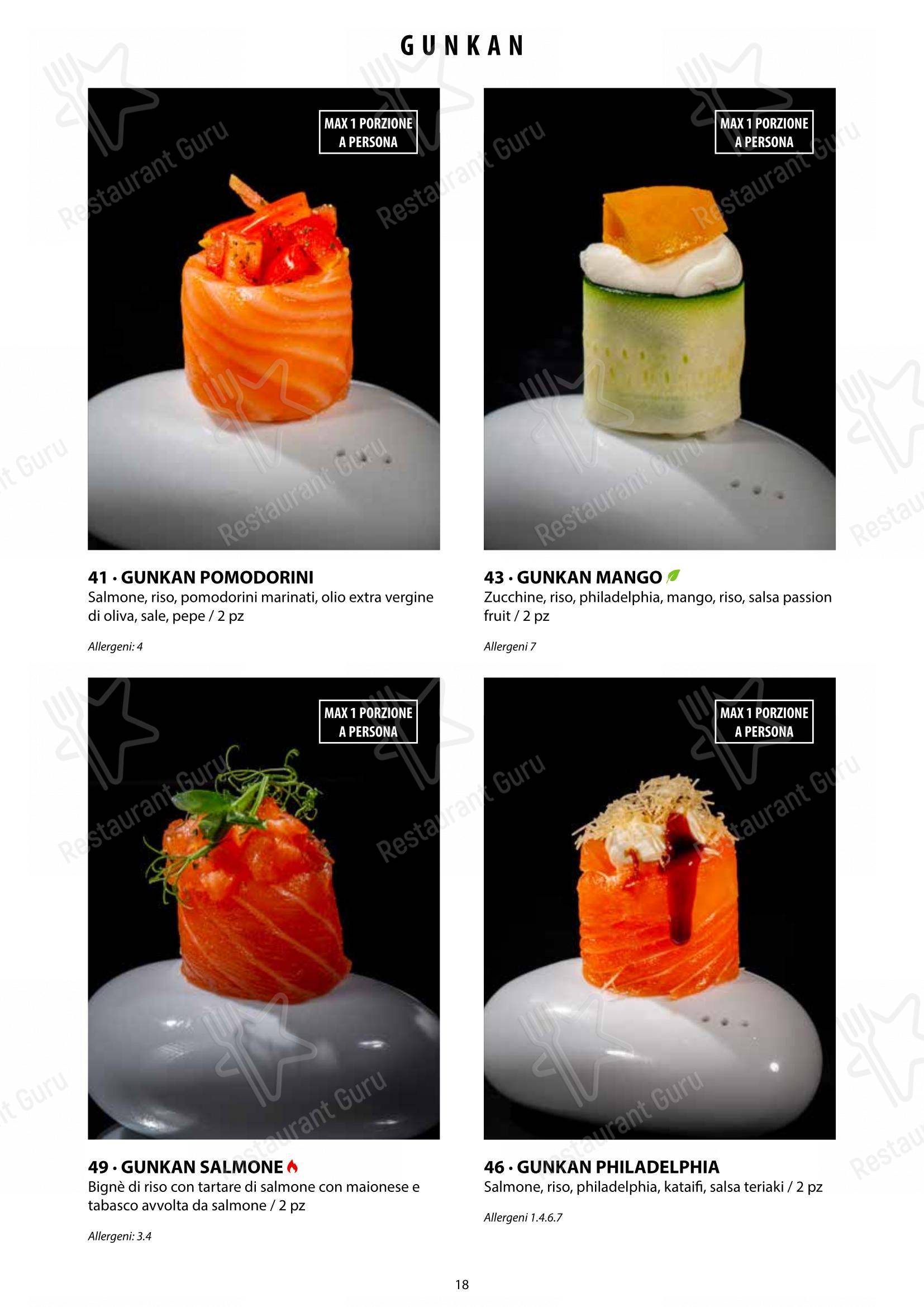 Sushi City Como in Como - Основное меню