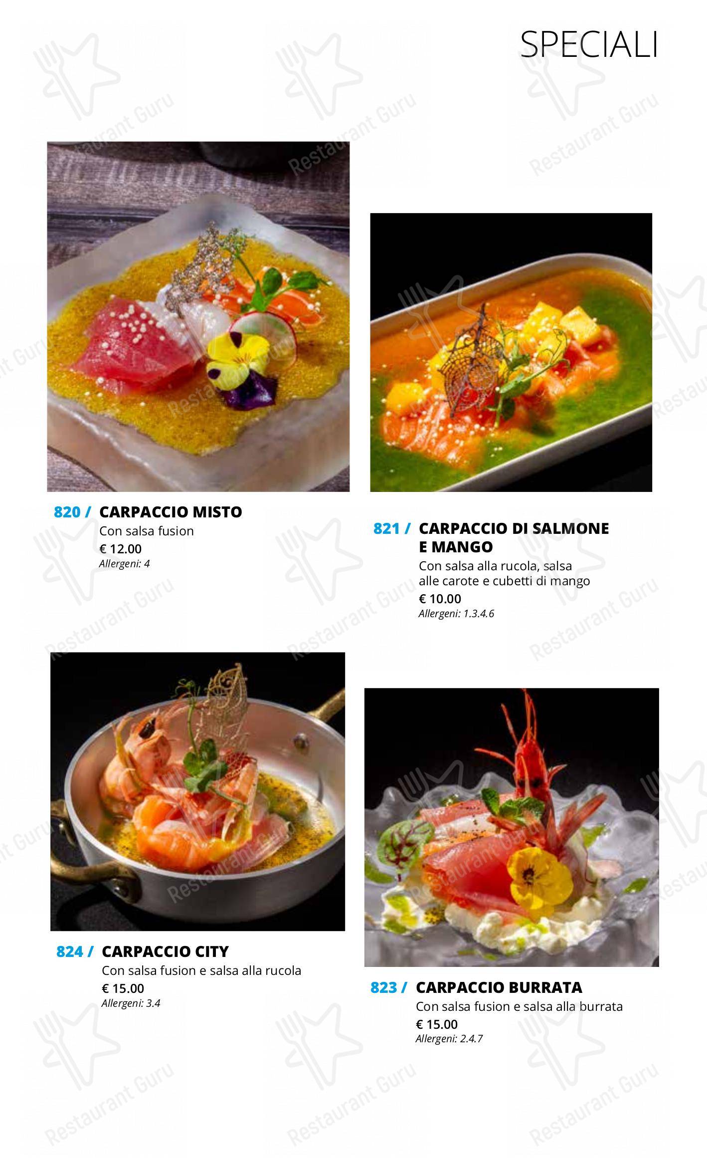 Ночное меню per Sushi City Como ristorante