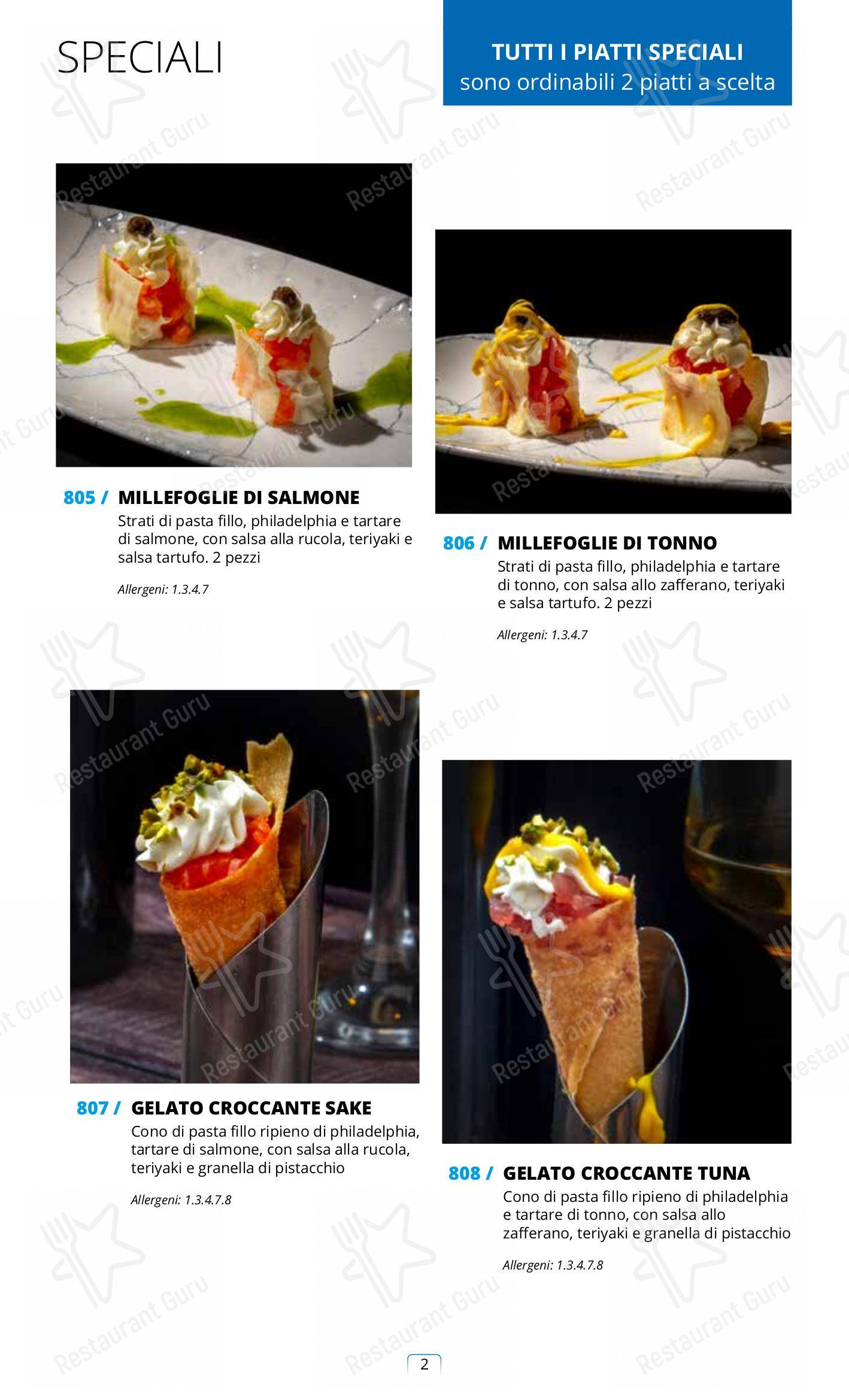 菜单 per Sushi City Como ristorante