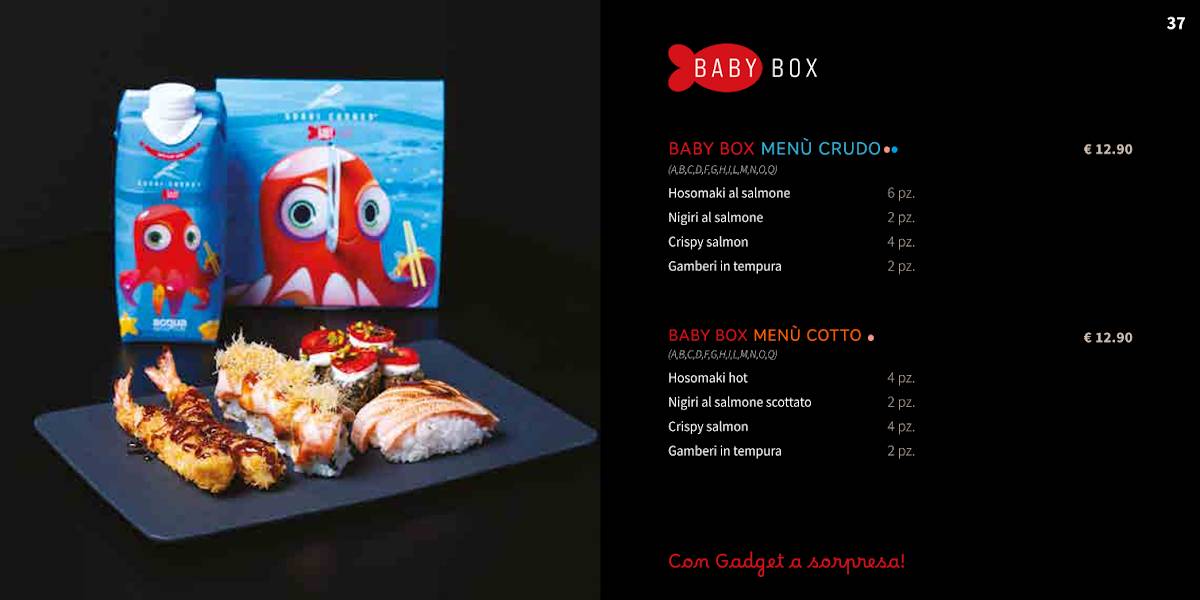 Menu di Sushi Corner Riccione 