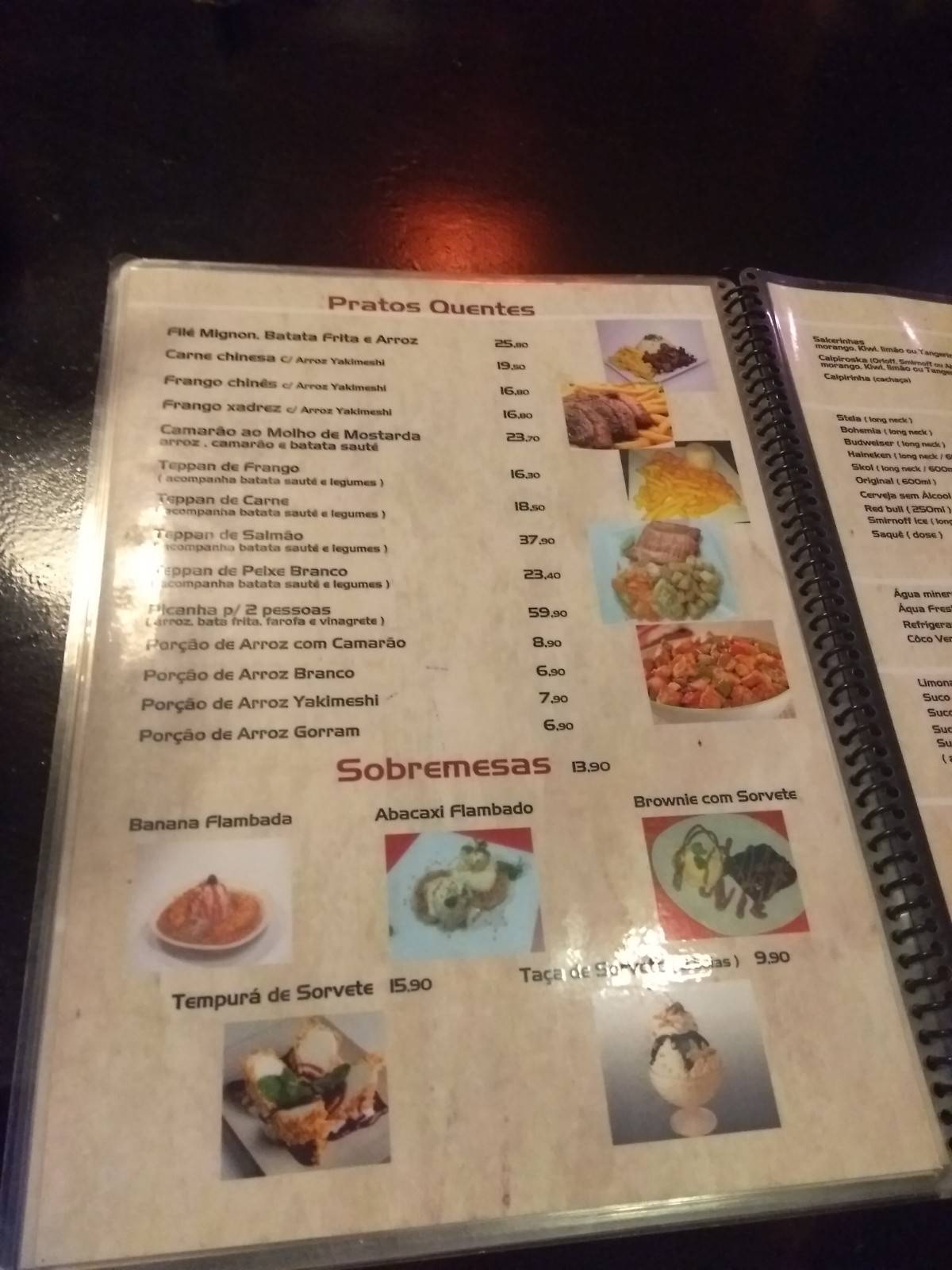 Sushi Ya Eusébio cardápio