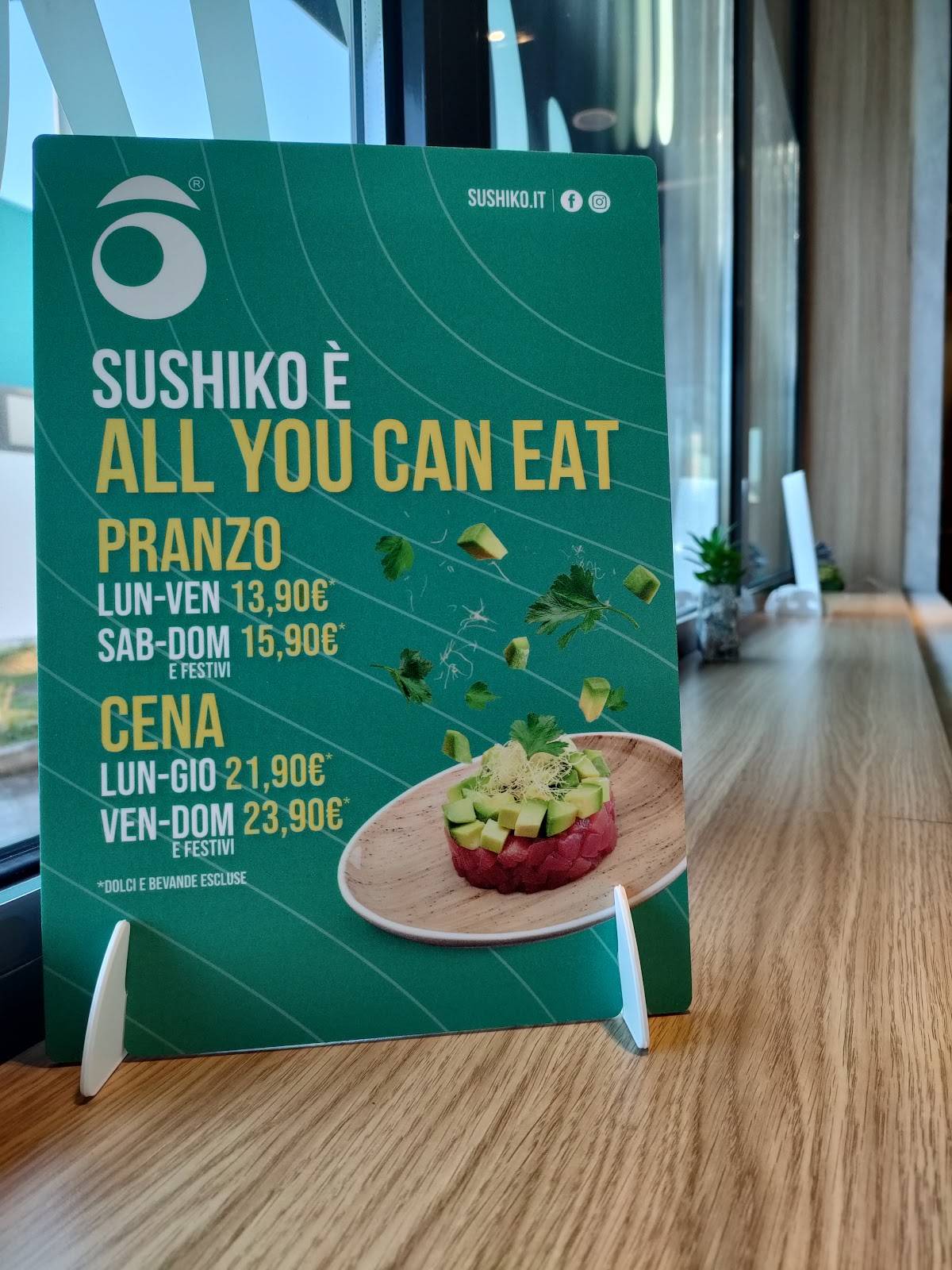 Menu di Sushiko - Gorizia 