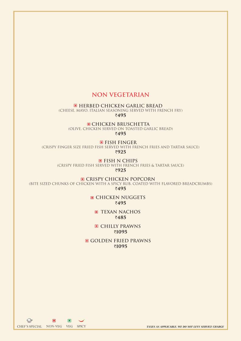 Swagath Restaurant Bar Banquets Amritsar menu