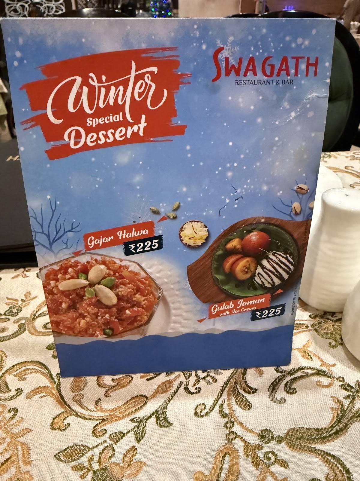 Swagath Restaurant DLF MALL OF INDIA menu