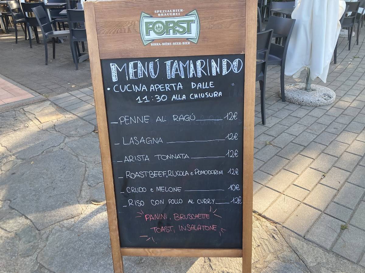 Menu di TAMARINDO 