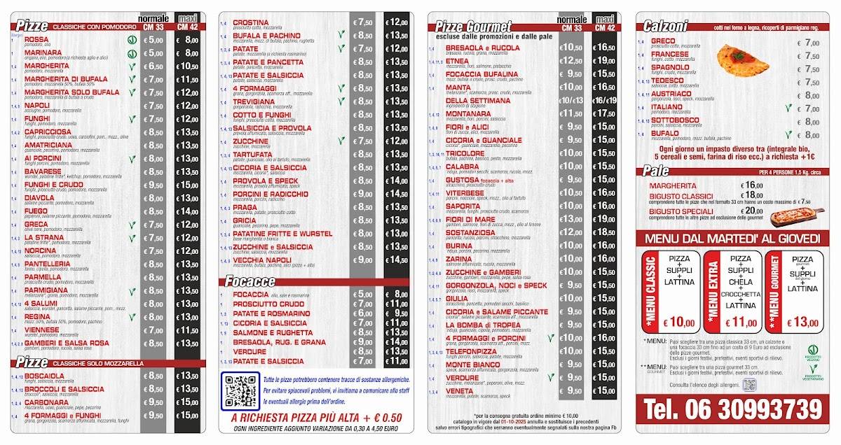 Menu di TELEFONPIZZA 