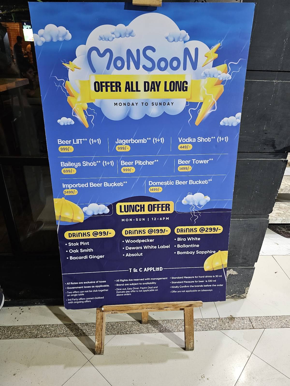 THE BEER CAFE (Indore) menu