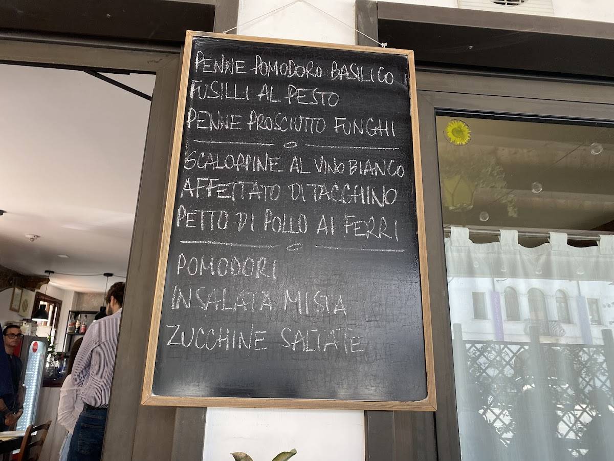Menu di TRATTORIA Sant'Artemio 