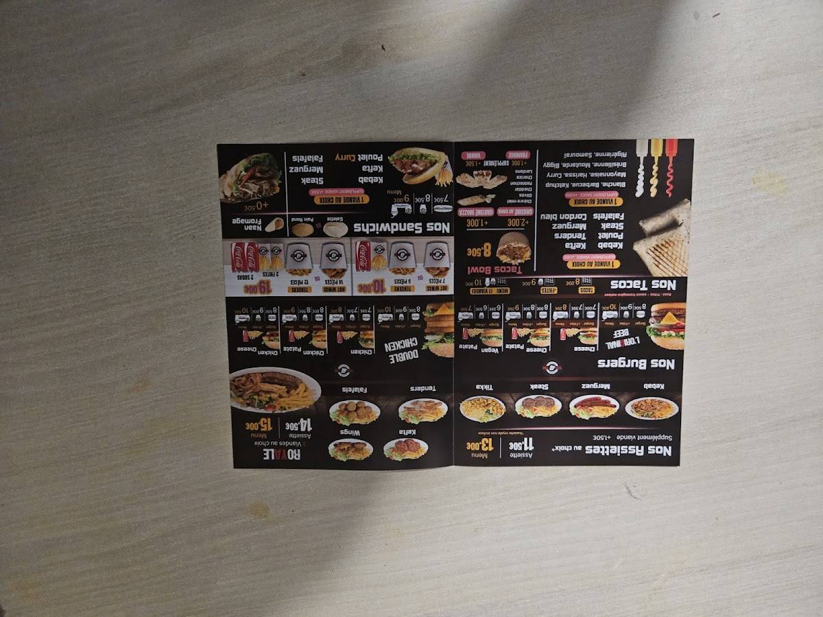 Menu de Tacos Time