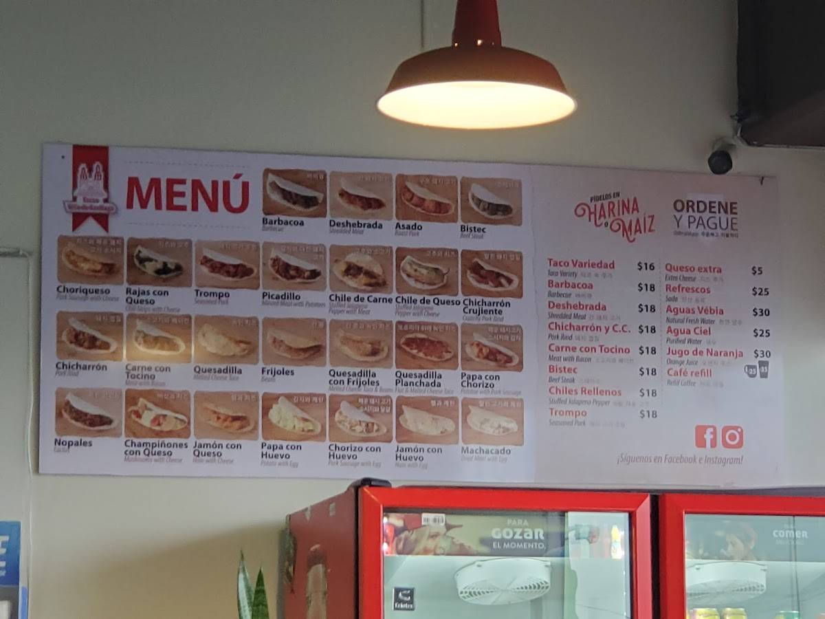 Carta del restaurante Tacos Villa del Santiago (Suc. Cumbres), Monterrey, qú plaza