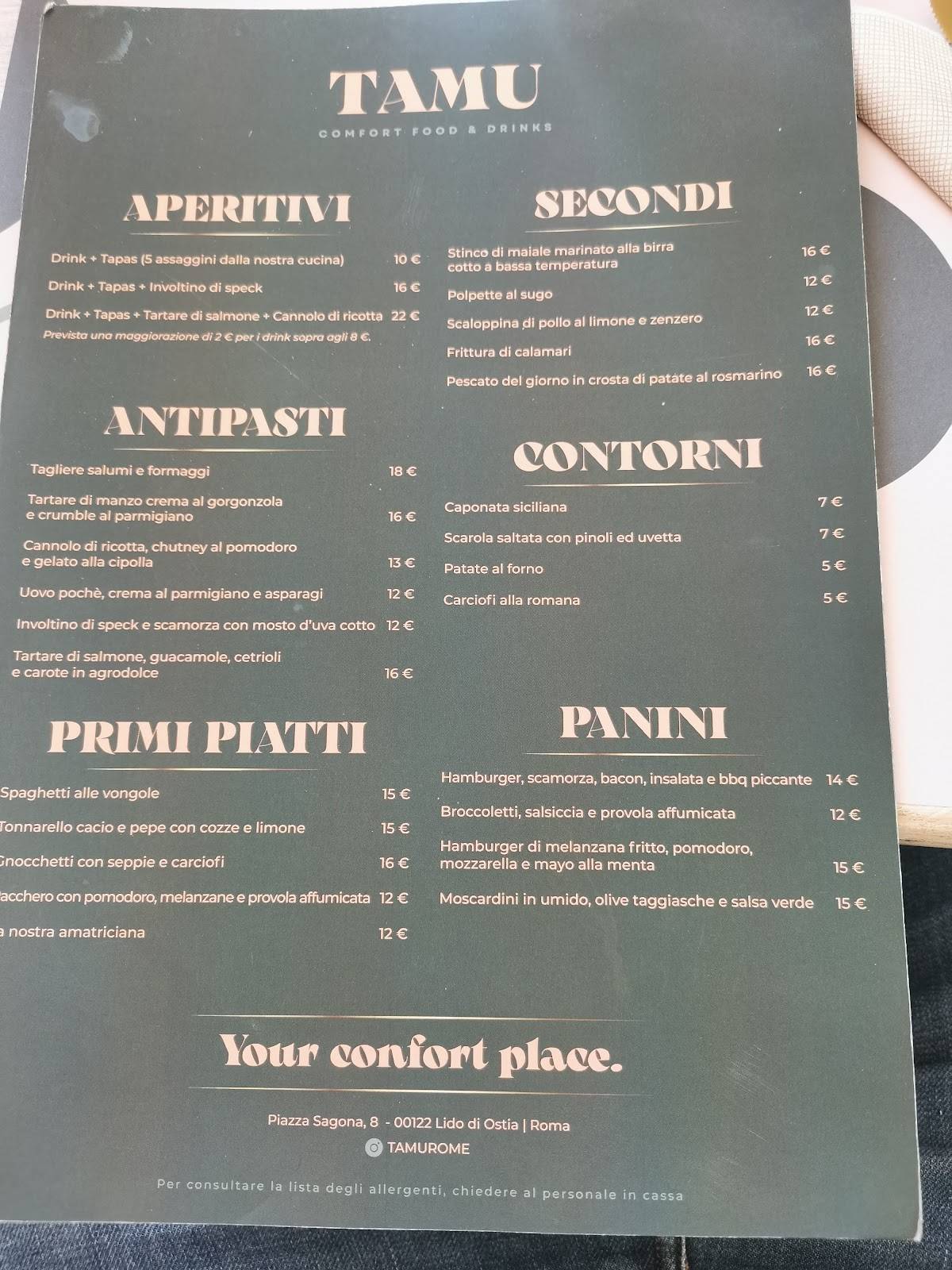 Menu di Tamu 
