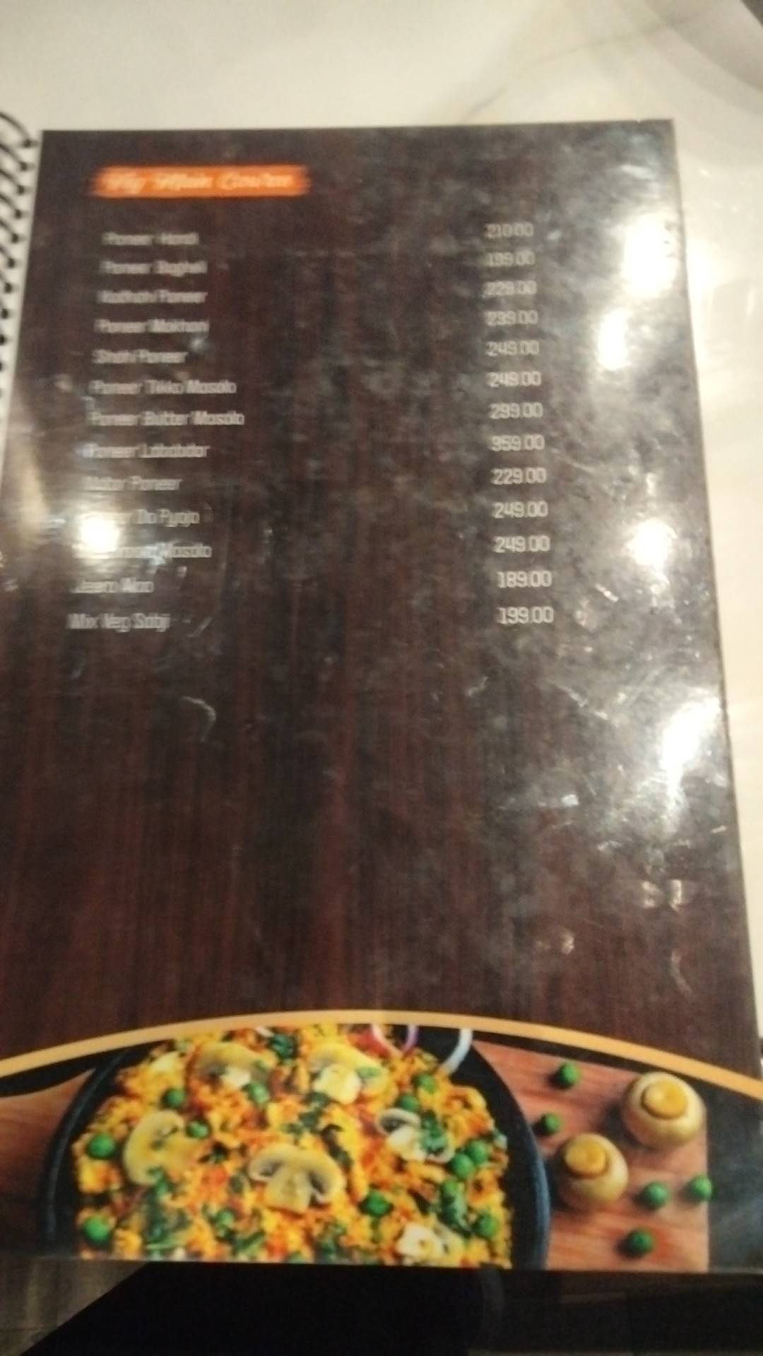 Tandoori Nights Restaurant & The Coffee Villa : Coffee Shops Cafe in Rewa menu