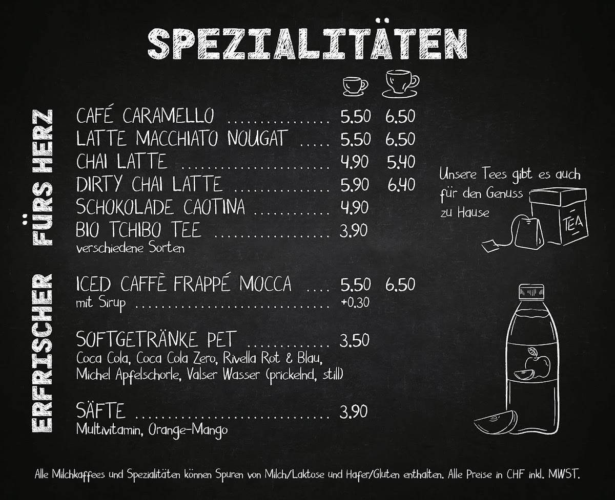 Menu di Tchibo Filiale und Kaffeebar 