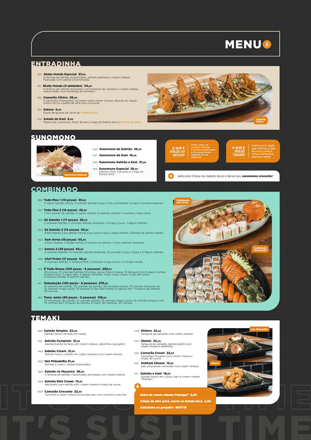 Temix Sushi - Boa Viagem cardápio