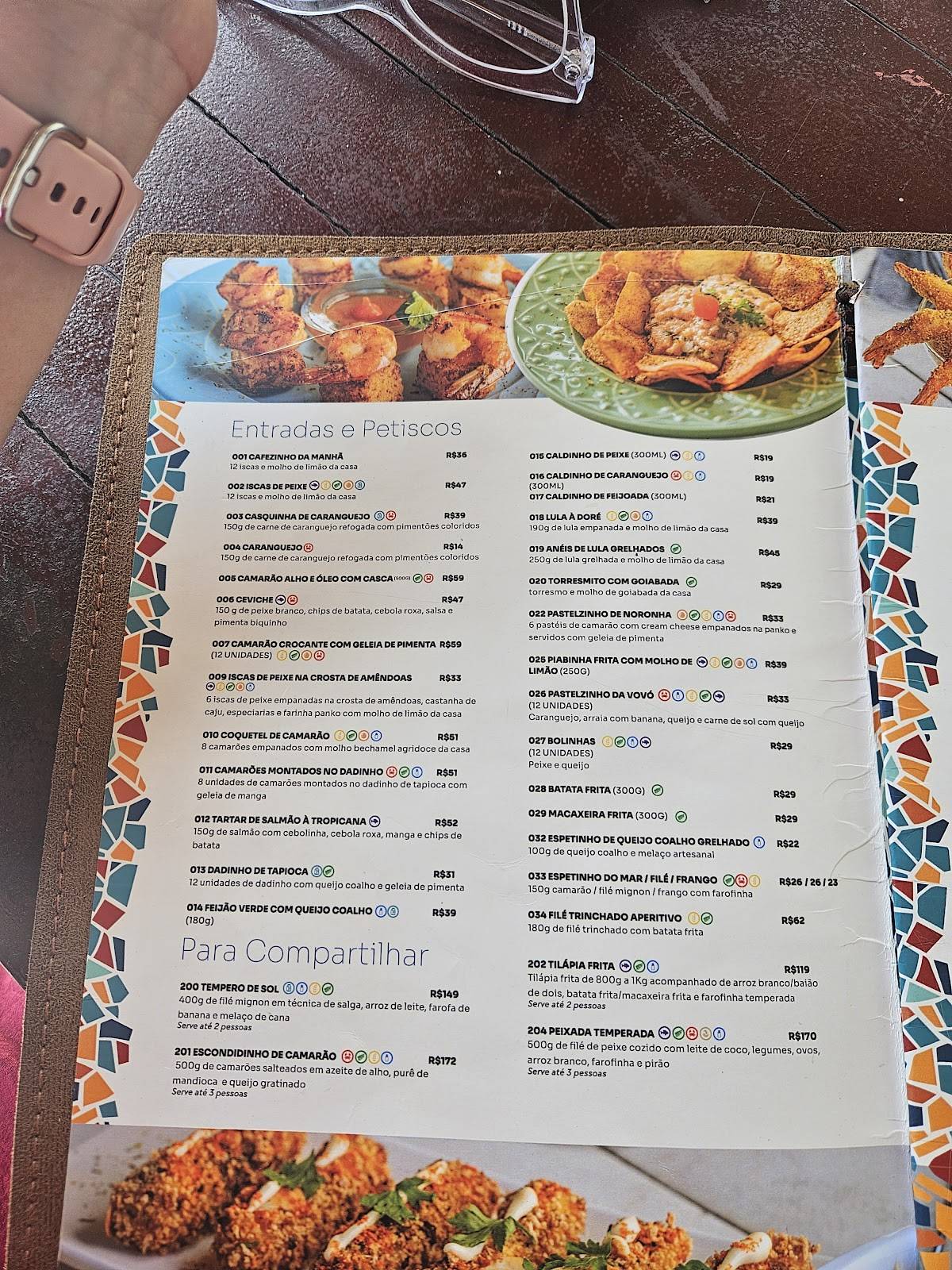 Tempero do Mangue: Espaço para Eventos, Pôr do Sol, Restaurante, Fortaleza CE cardápio