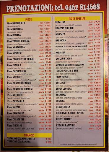 Menu di Pizza House 