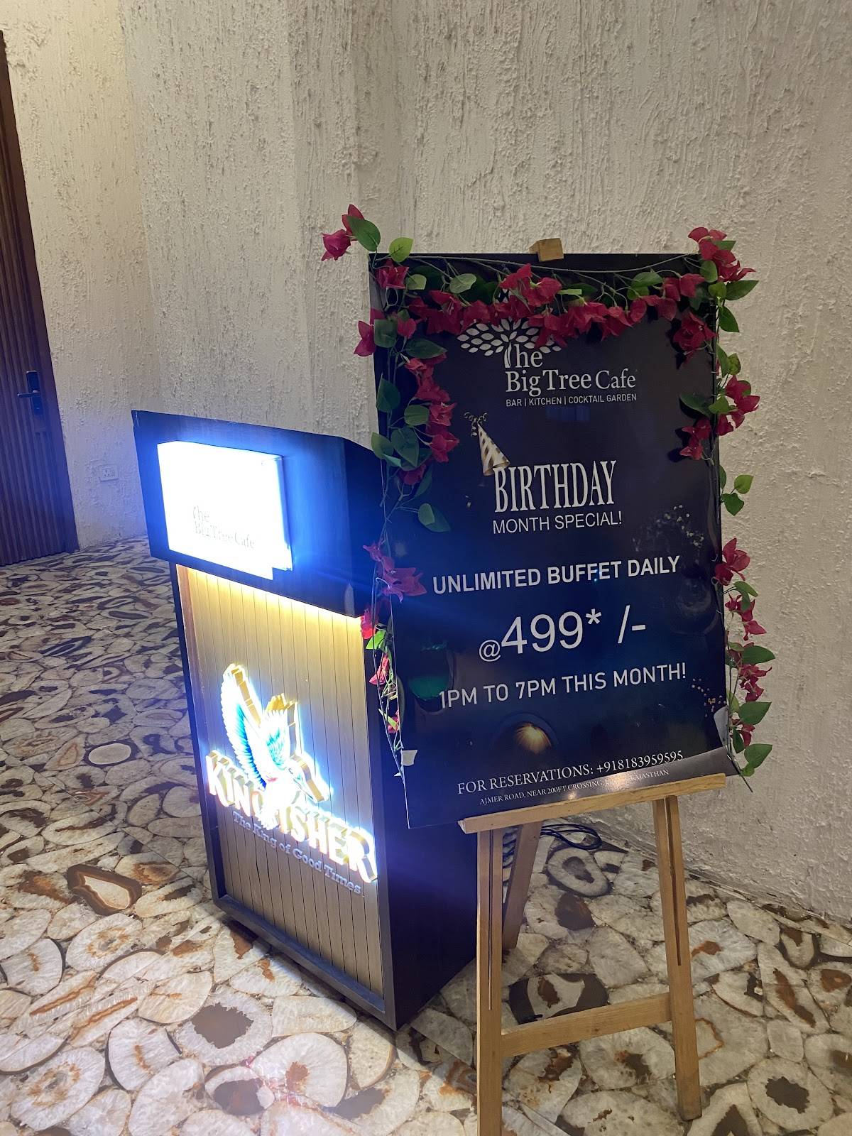 The Big Tree Cafe menu