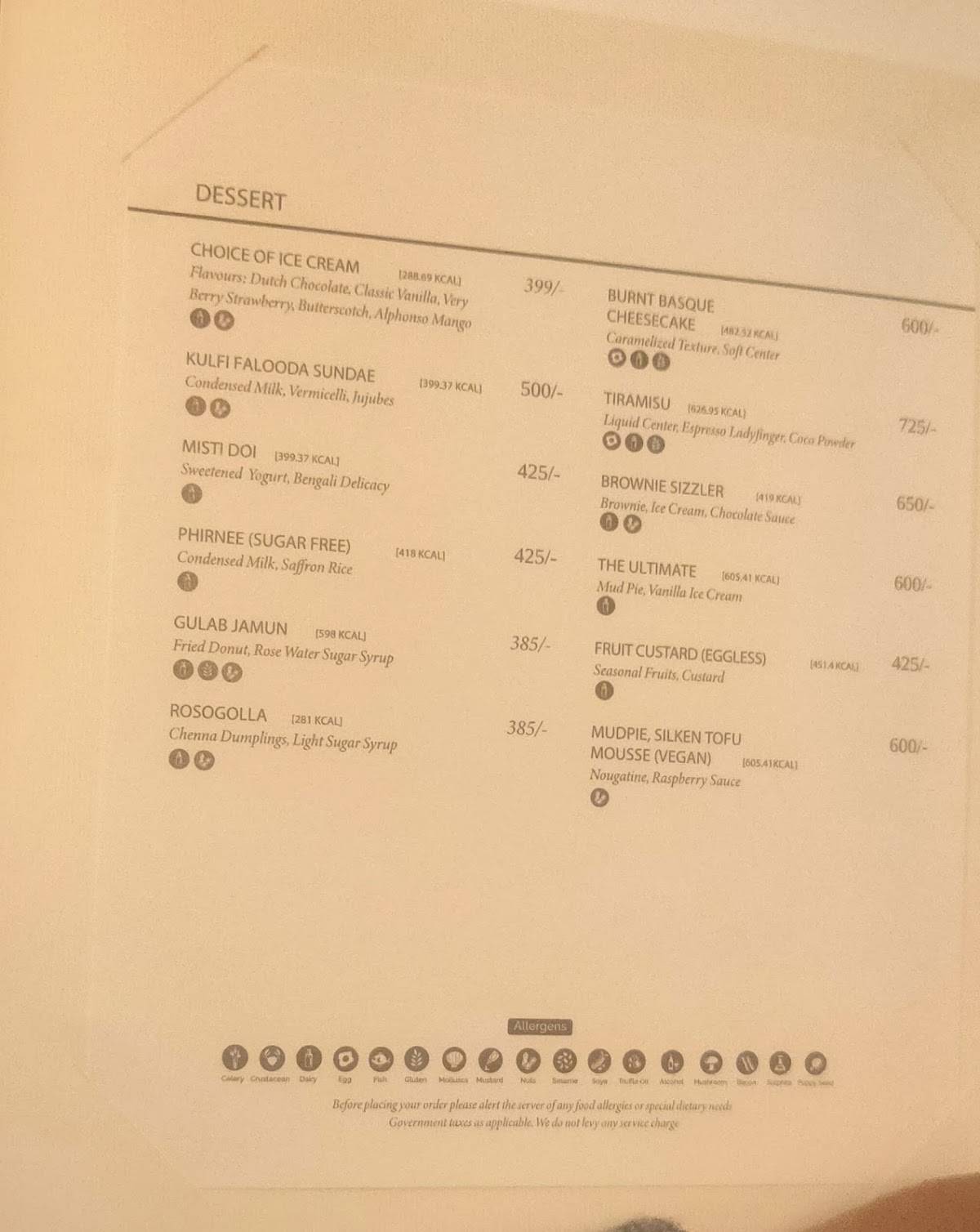 The Bridge menu