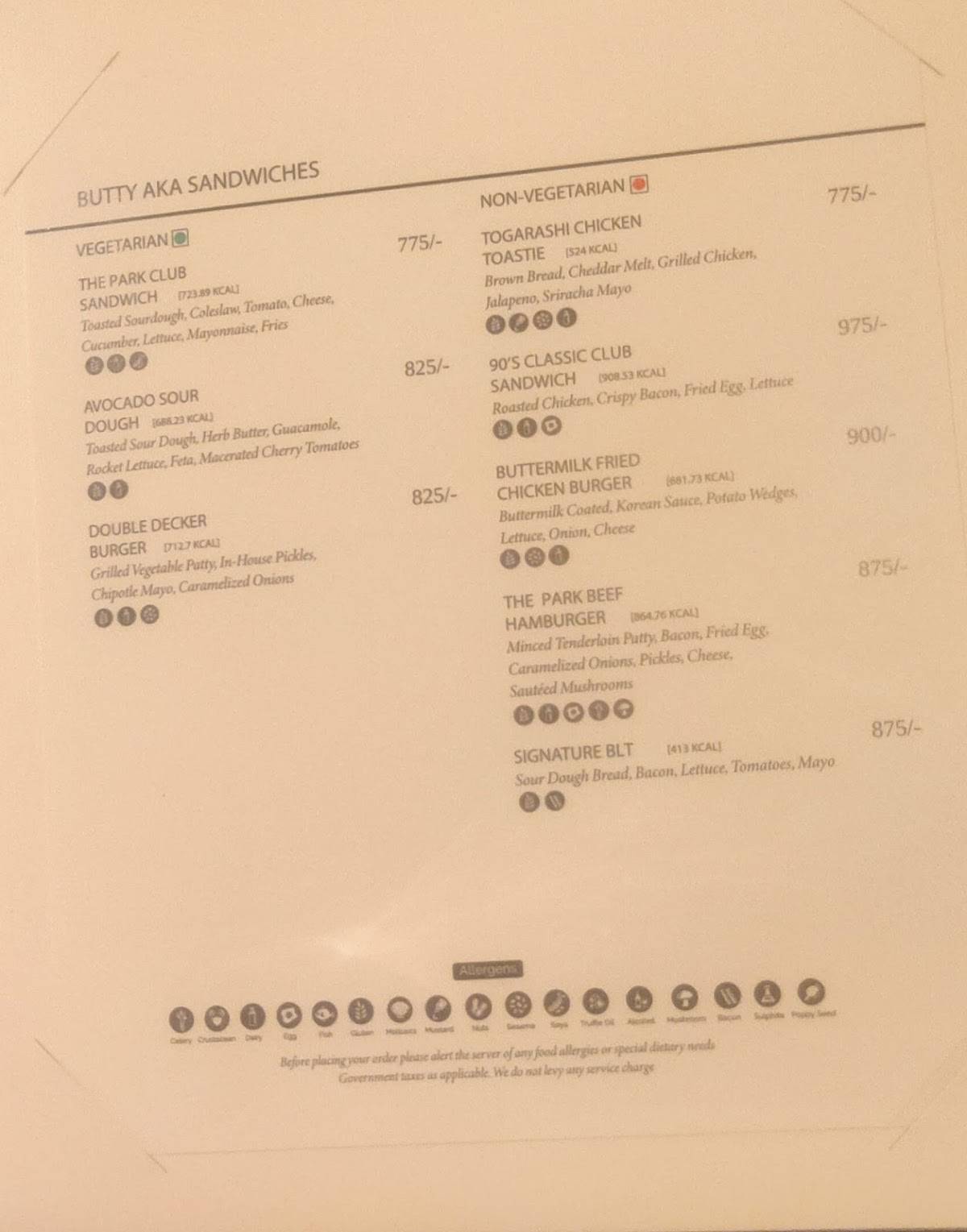 The Bridge menu