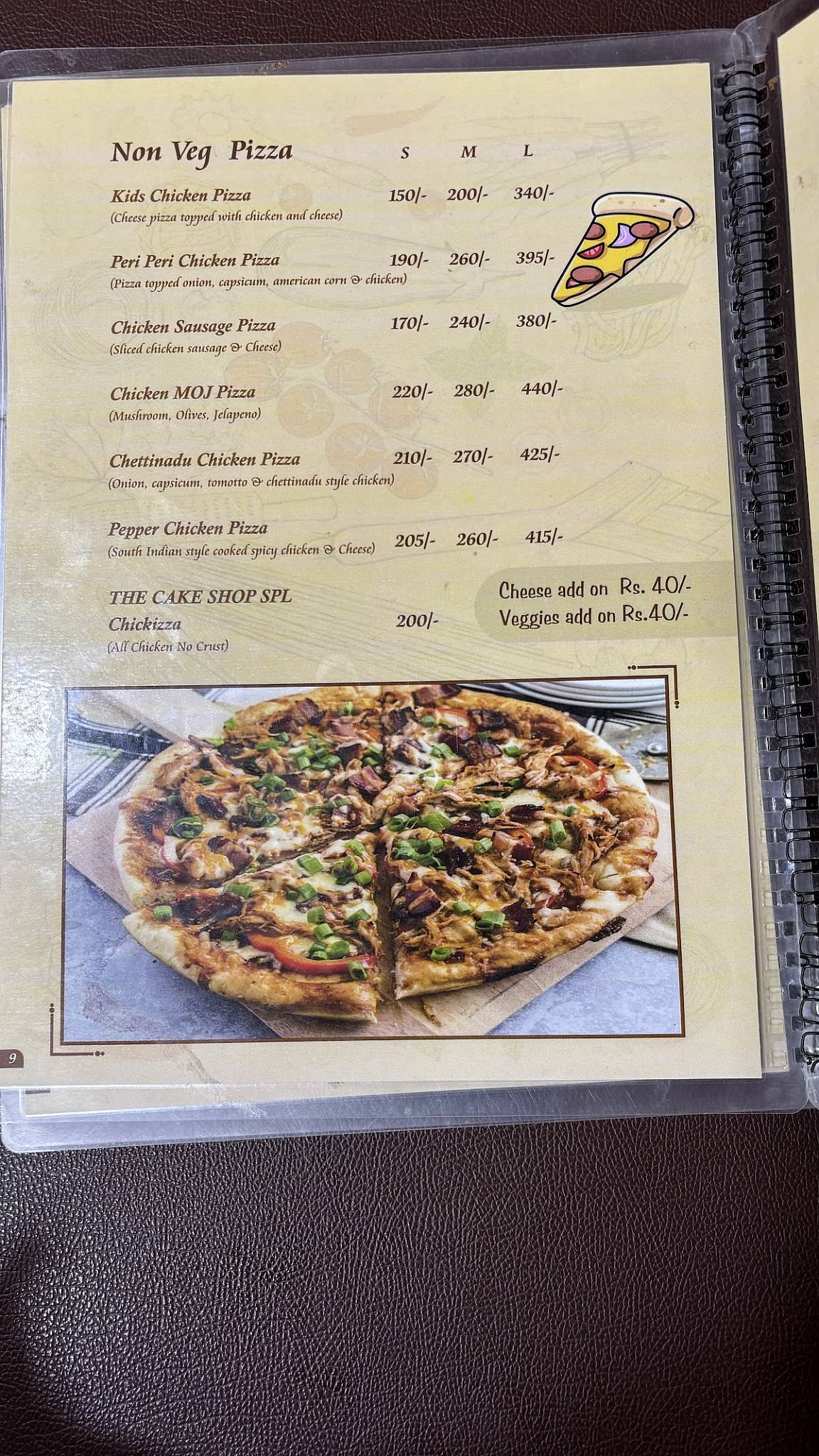 The Cake Shop - Periyar Nagar menu