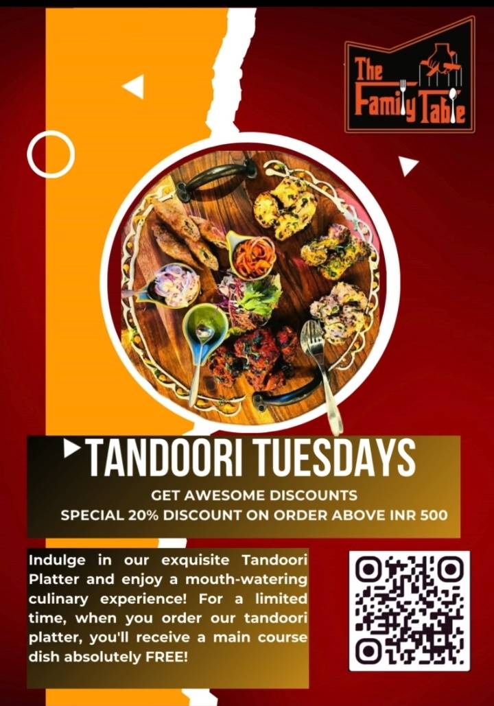 The Family Table menu