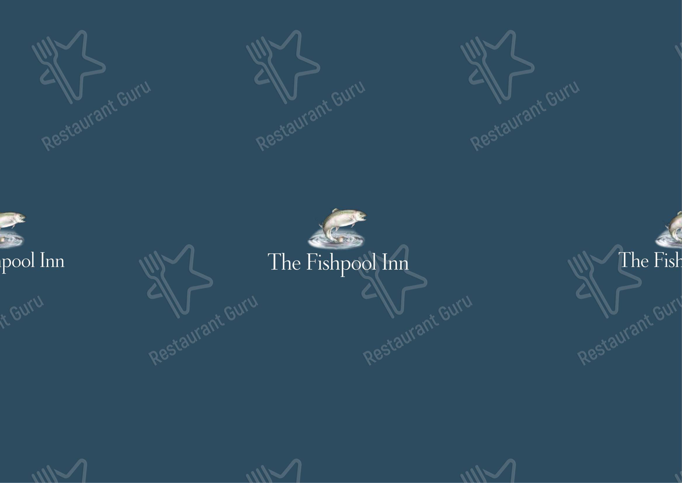 Menu at The Fishpool Inn pub & bar, Delamere