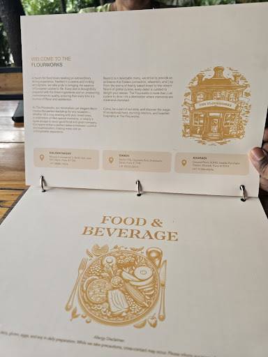 The Flour Works menu