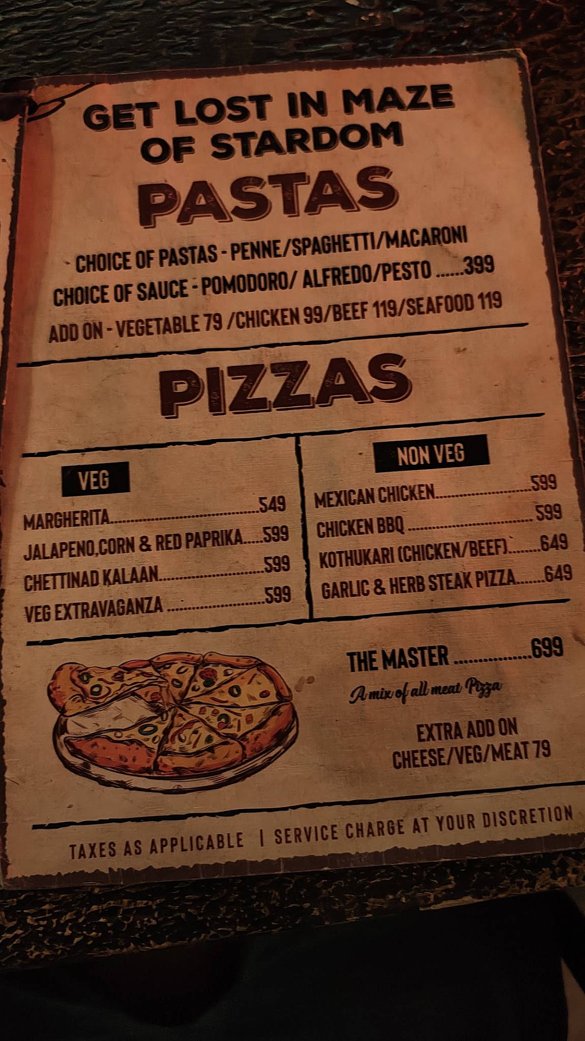 The Master Key menu