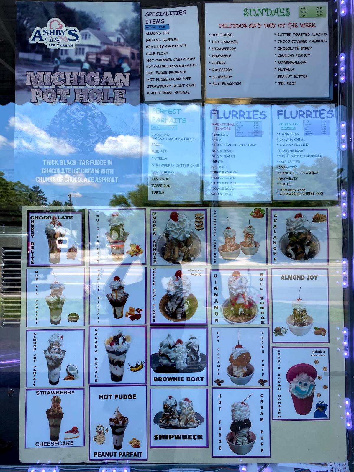 Menu at The Original Dairy Dan, Westland, Ford Rd