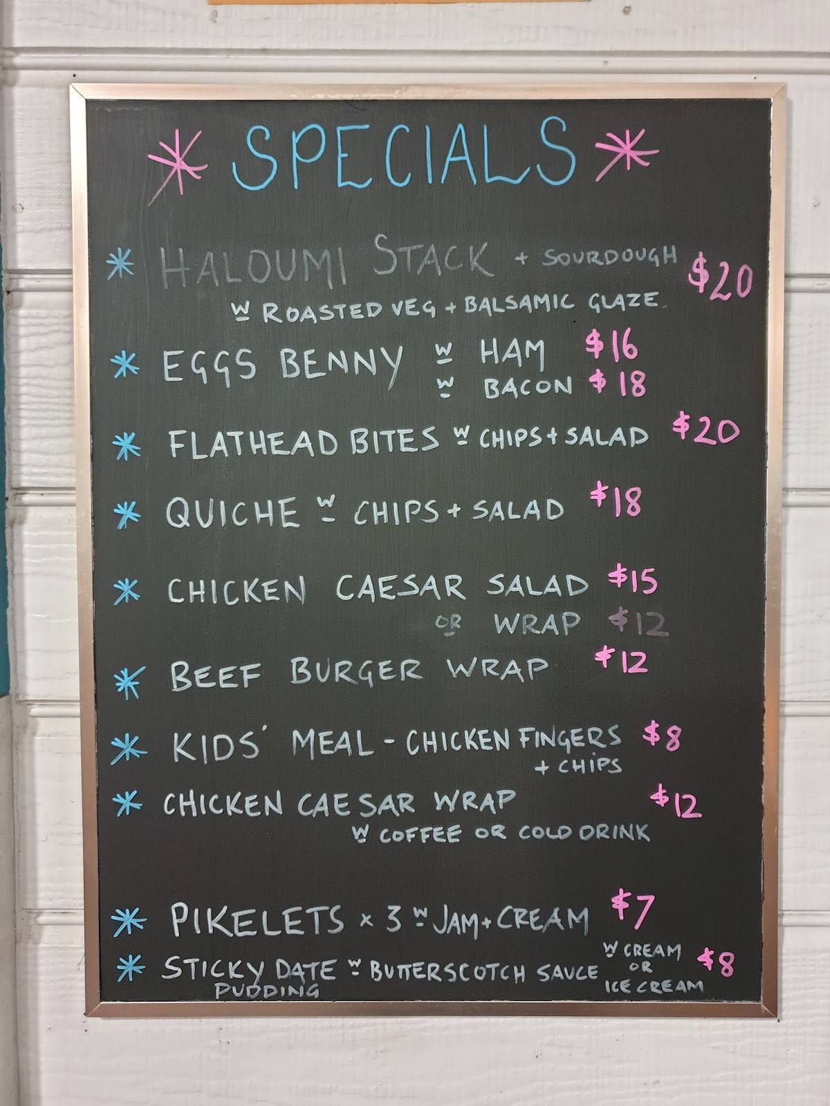 Menu at The Pantry Corrimal cafe, East Corrimal