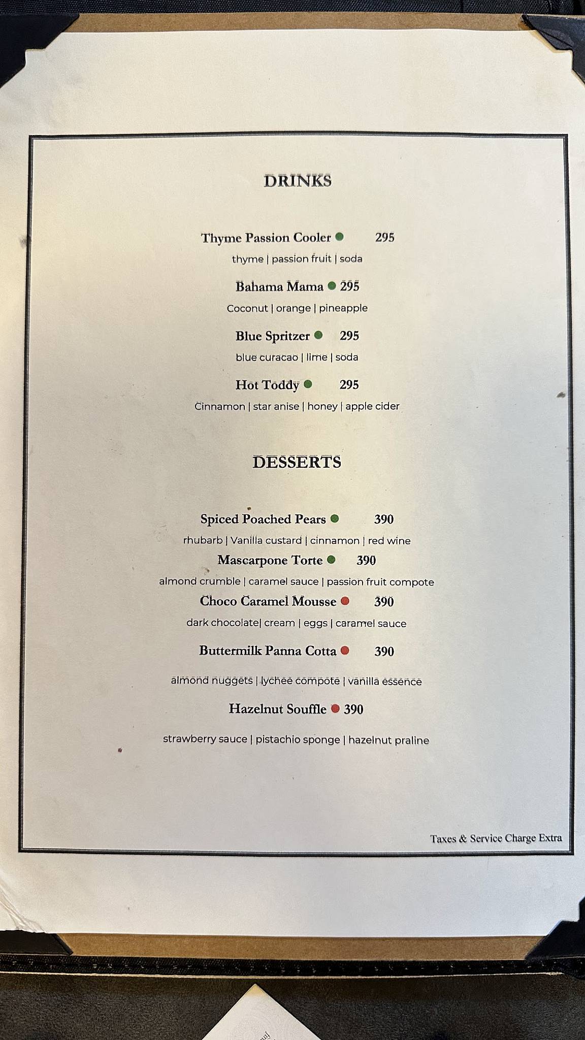 The Periodic Table menu