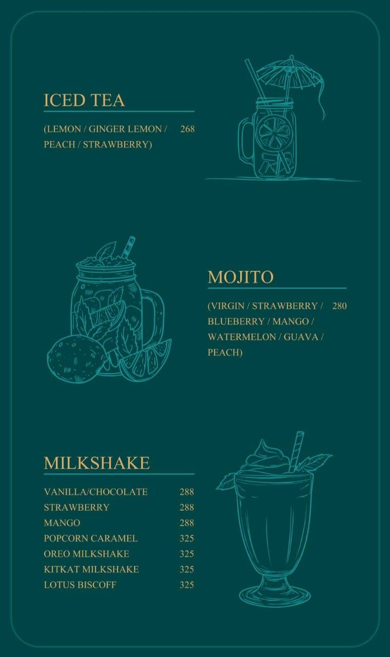 TheGreenTable menu