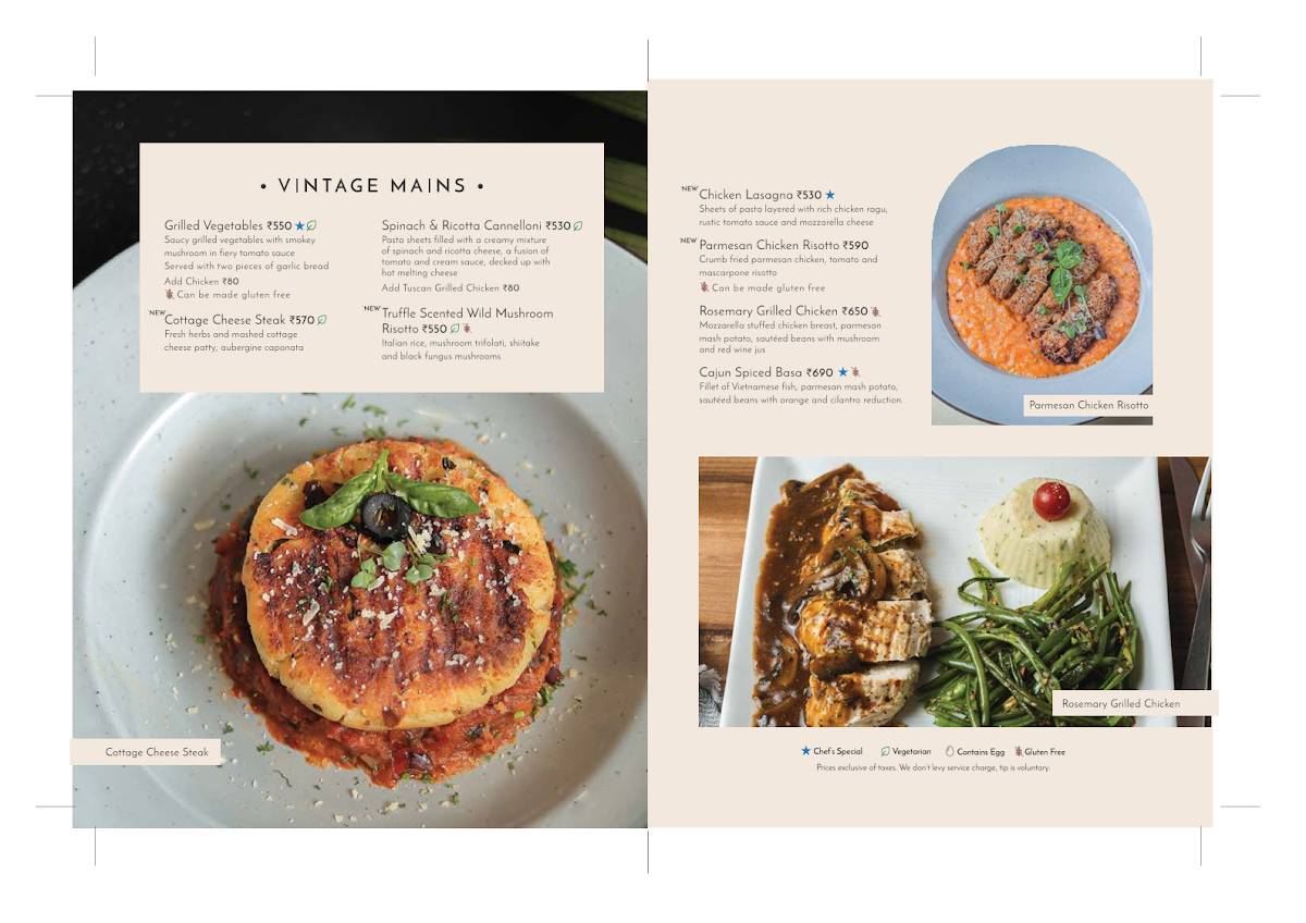 Tiny Tuscan Cafe Galleria Market menu