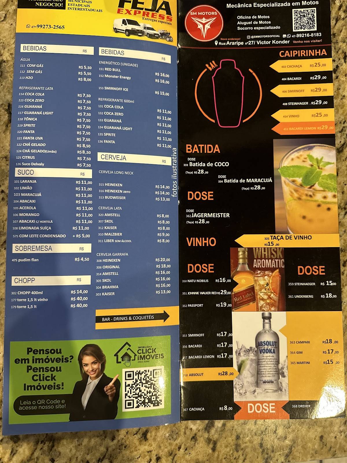 Tip Tim Lanches cardápio