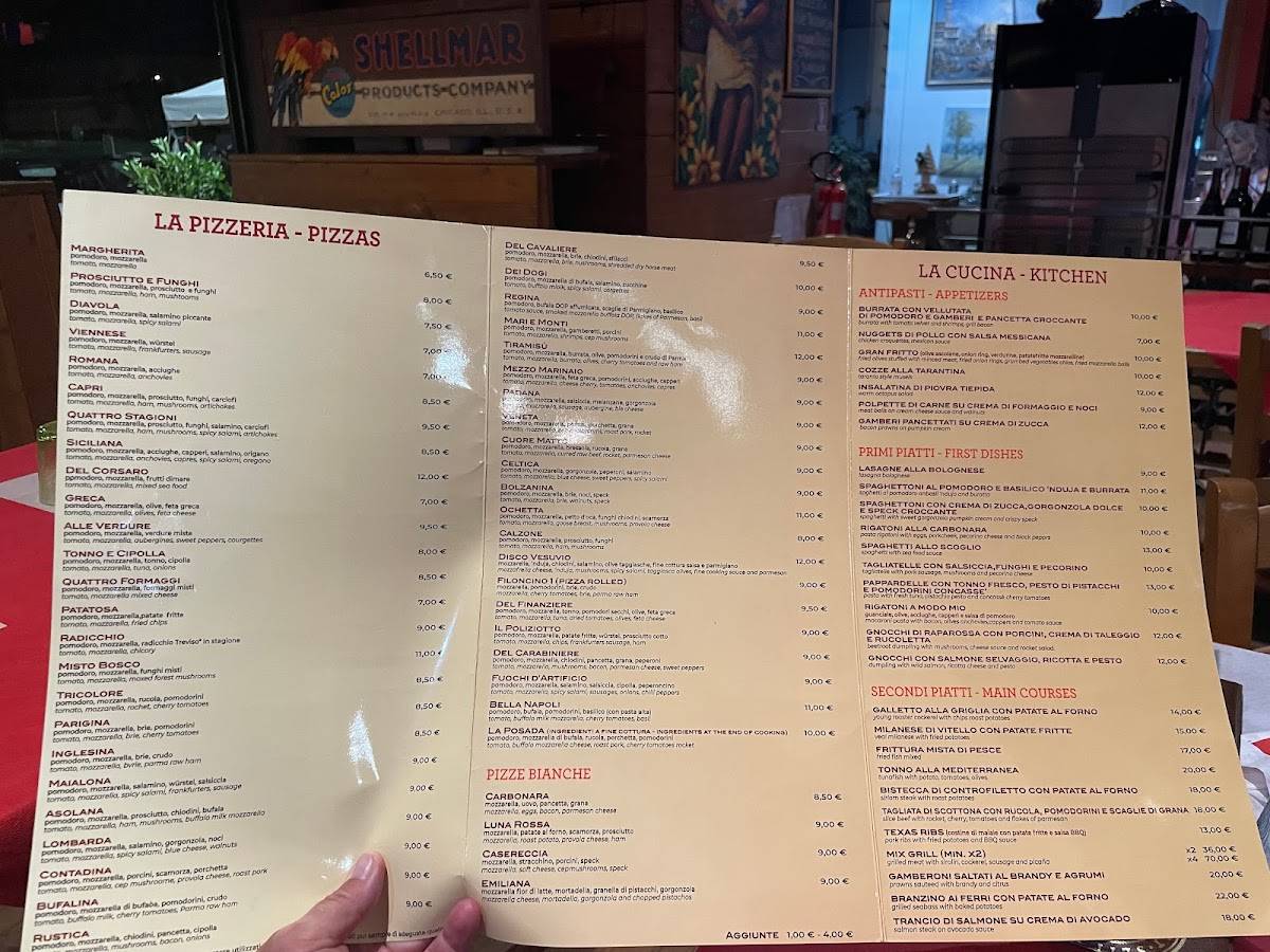 Menu di Tiramisù - Pizzeria Birreria Ristopub 