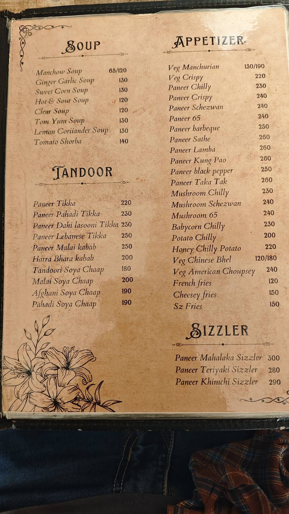 Tito's Chinese N Snacks menu