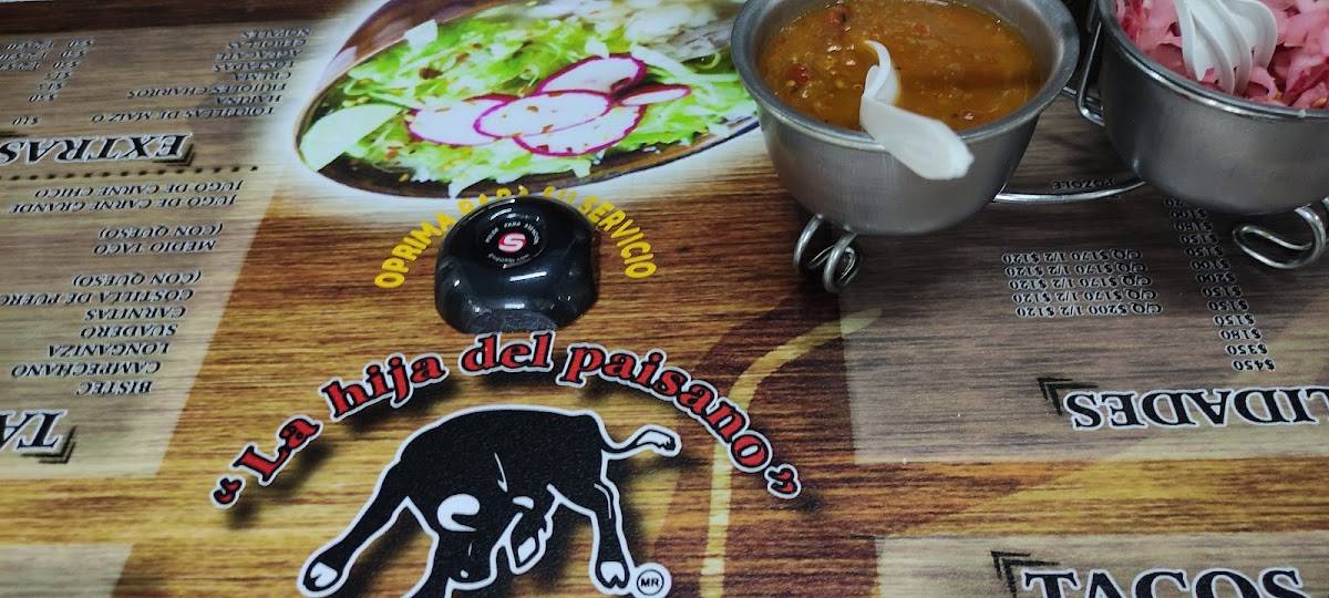 Carta del restaurante Tacos La Hija del Paisano, Tlalnepantla
