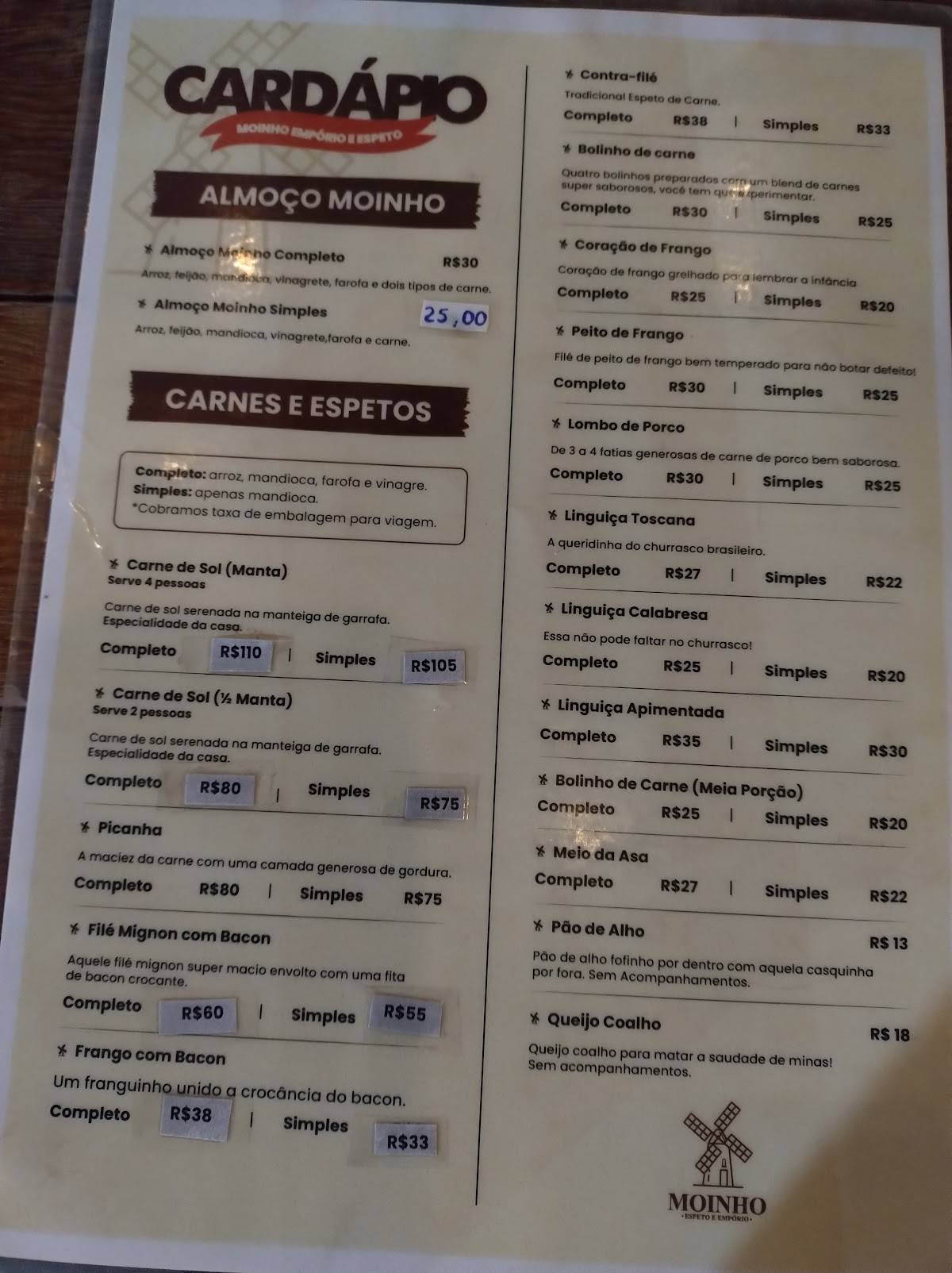 Toni Grill Morada do Ouro cardápio