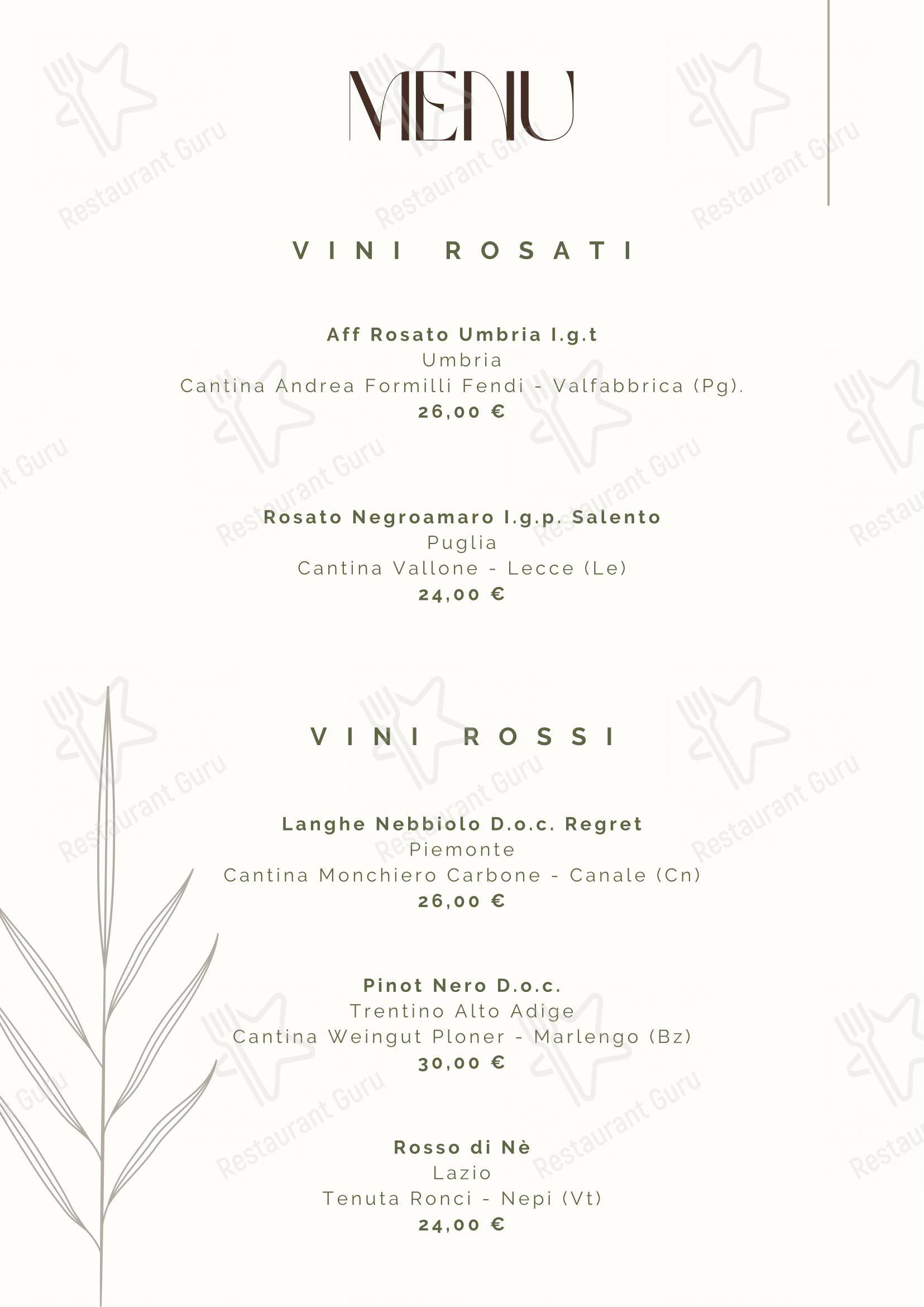 Menu per Tre Nodi Ristorante & Beach Bar ristorante