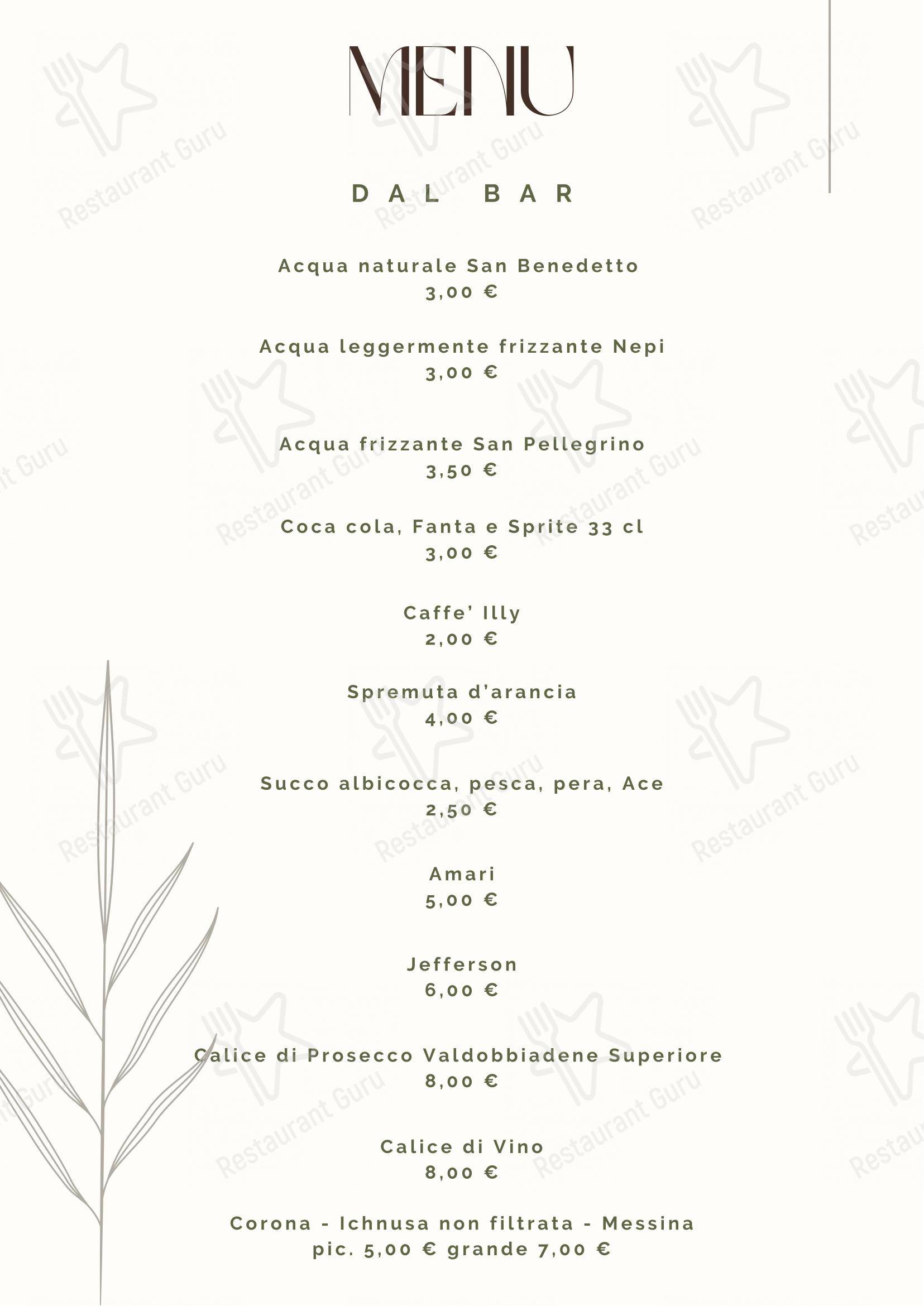 Menu di Tre Nodi Ristorante & Beach Bar - Menu