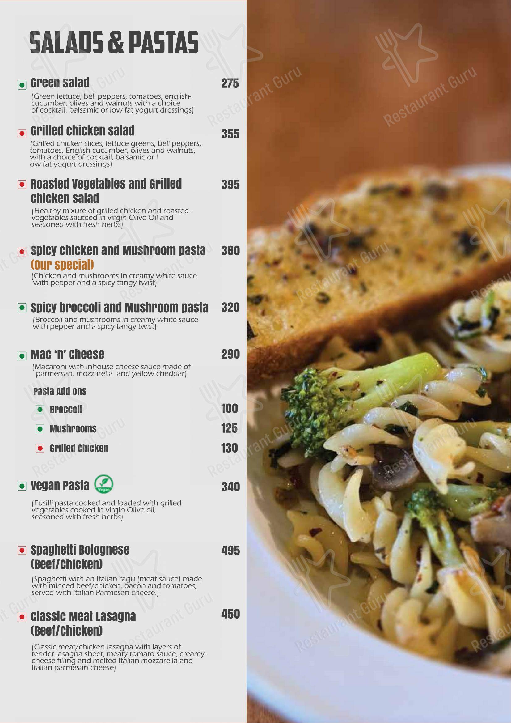 Turf Cafe in Thiruvananthapuram - Menu