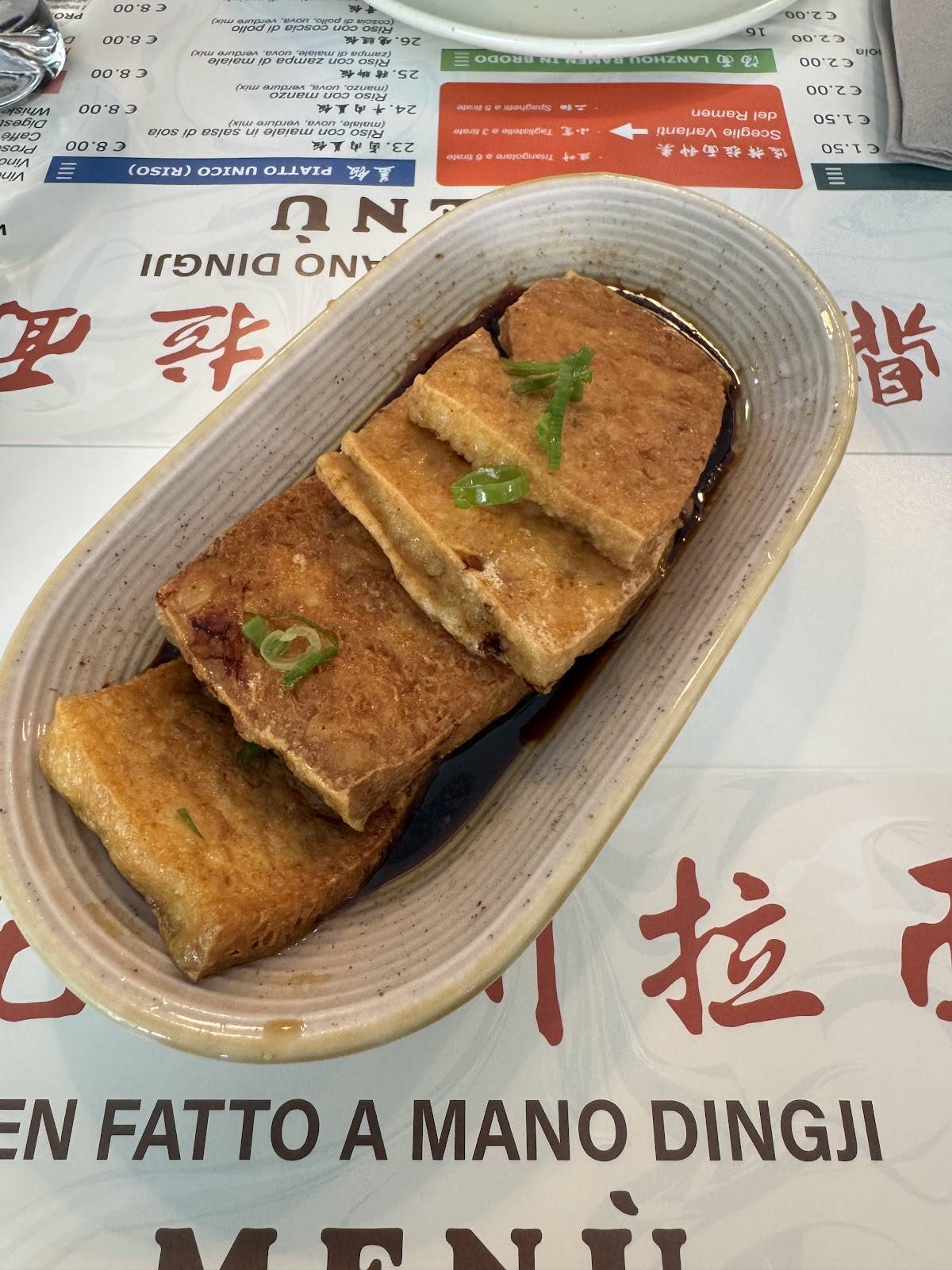 Menu di Dingji Ramen 